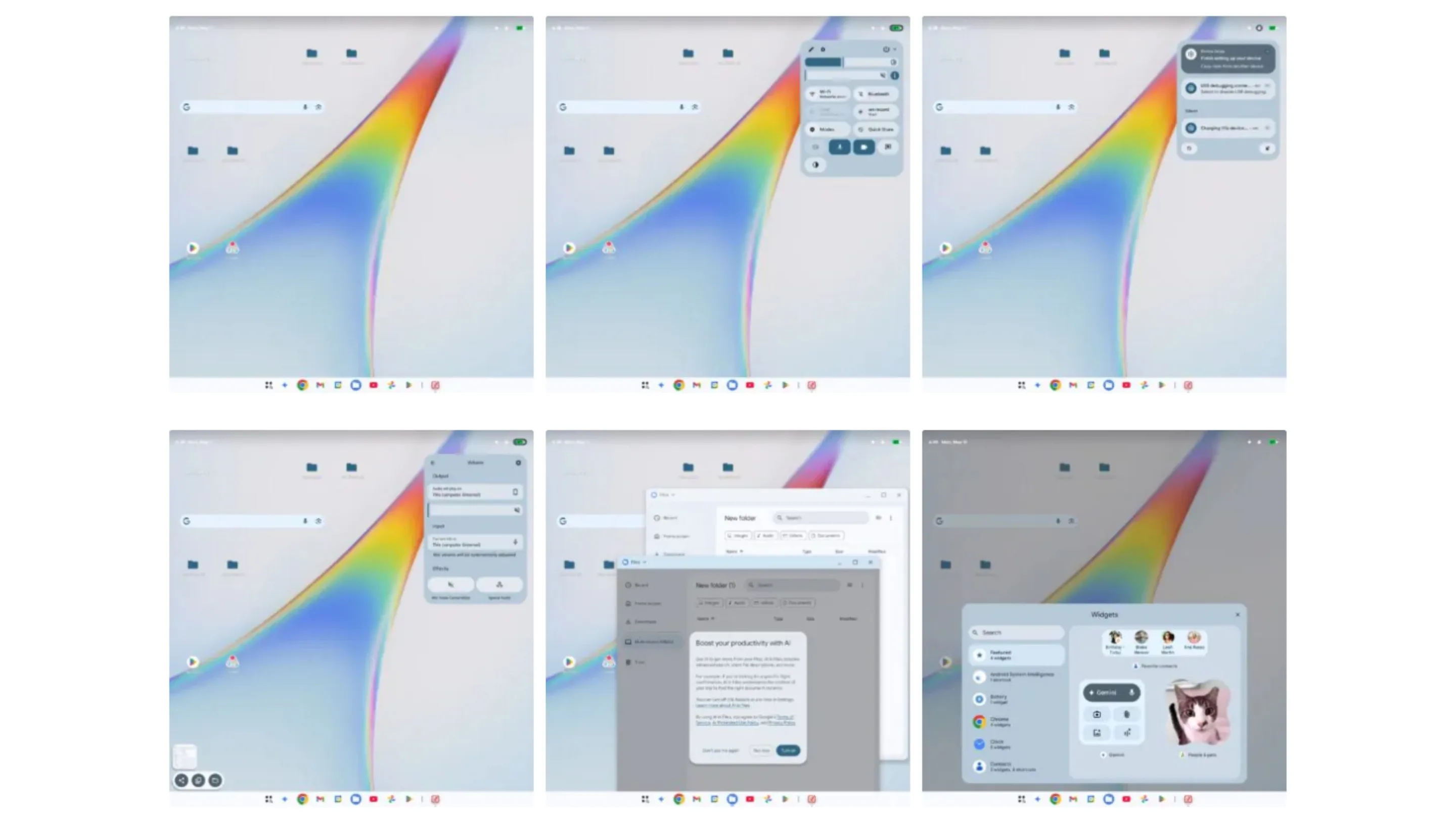 OrlcLR7J aluminium os vazamento android desktop google