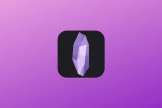 Imagem com a logomarca do Amethyst Miner