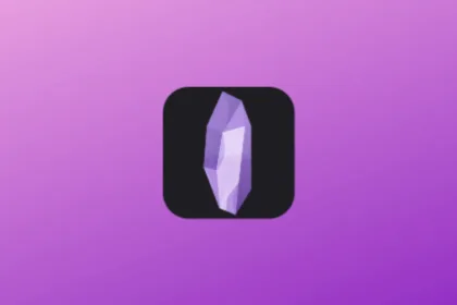 Imagem com a logomarca do Amethyst Miner