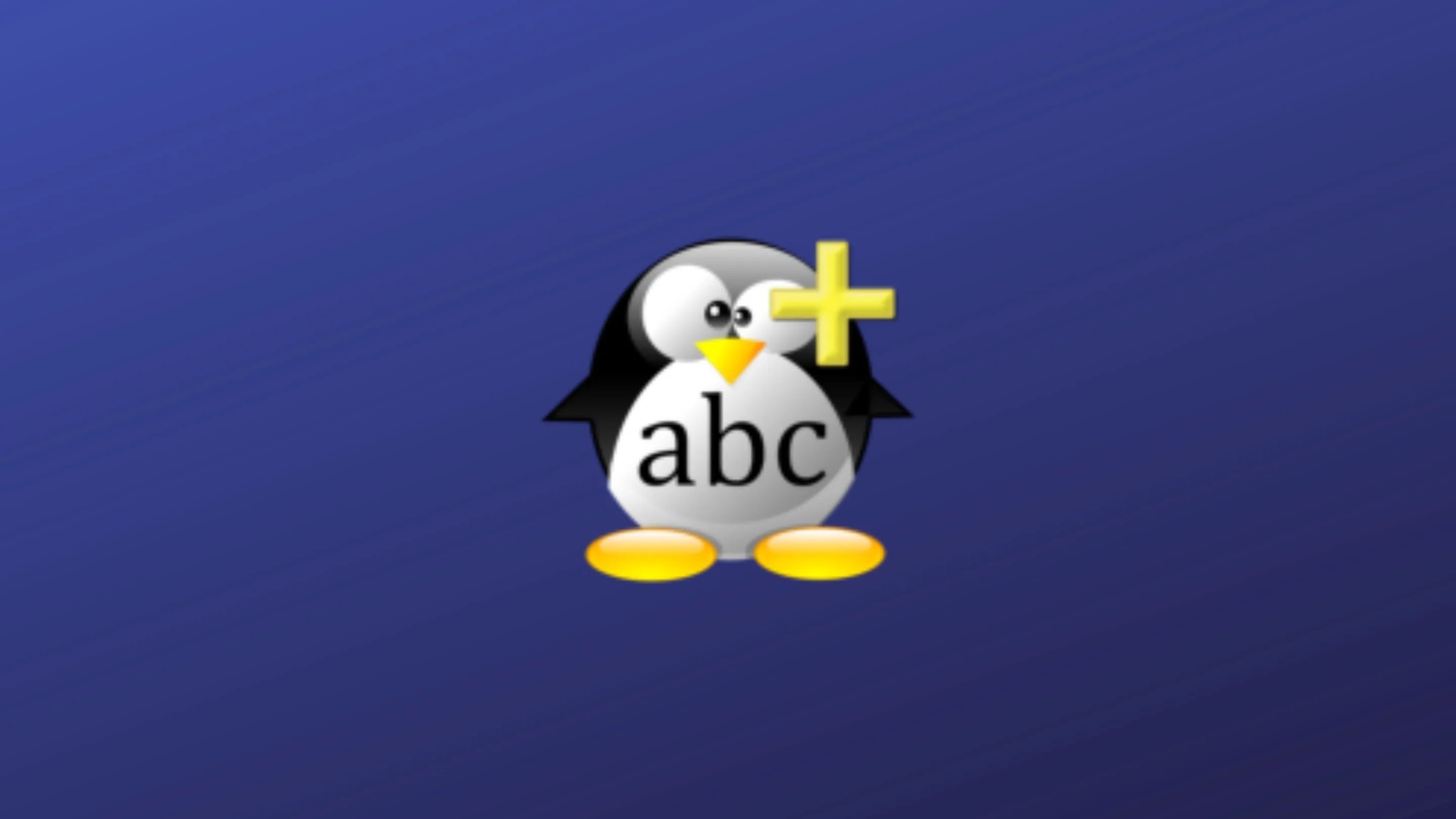 Imagem com a logomarca do Tux Typing+
