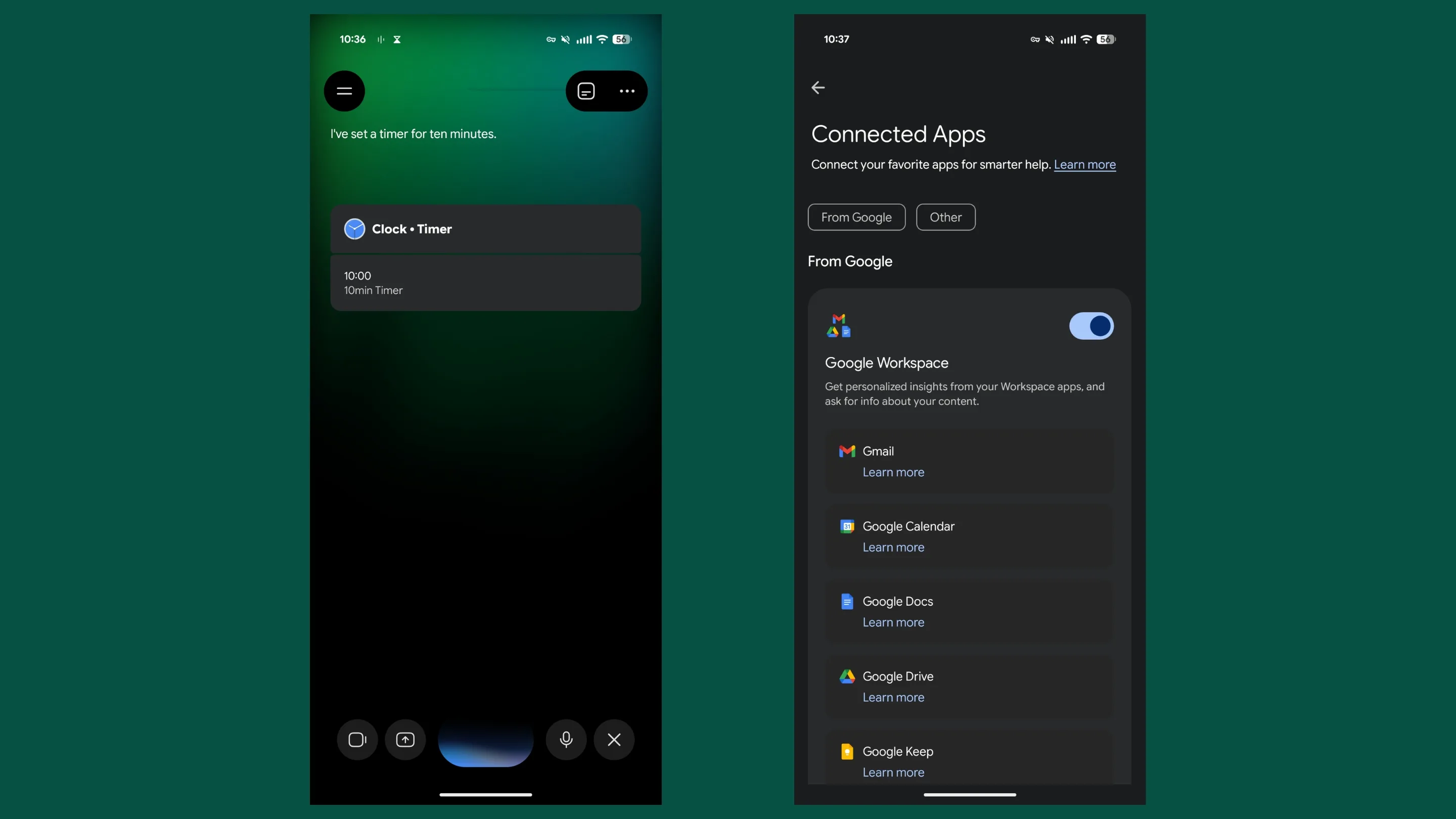 Gemini Live no Android ganha novos apps conectados 2 u5cYuDPm live no android novos aplicativos