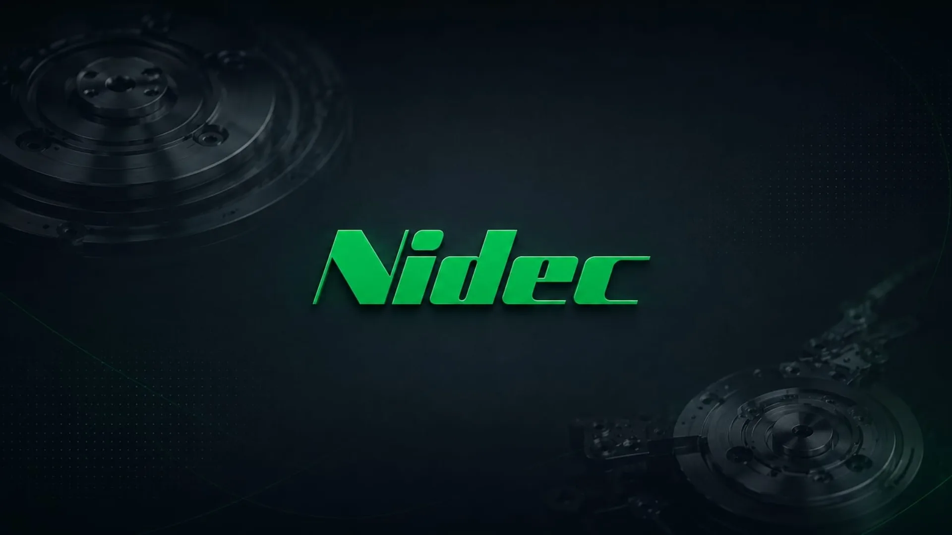 Imagem com a logomarca da Nidec
