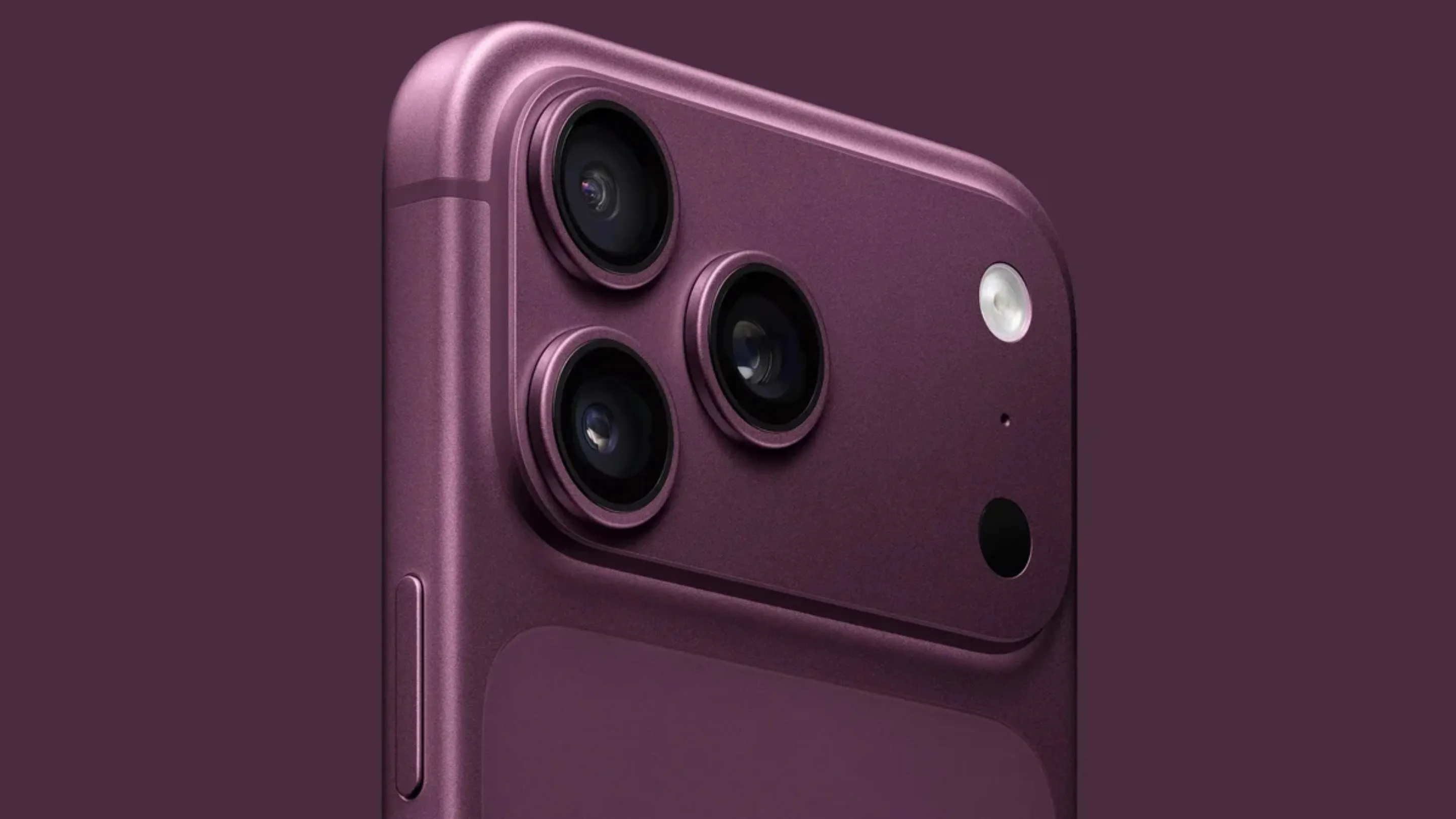 Renderização do iPhone 18 Pro Cereja