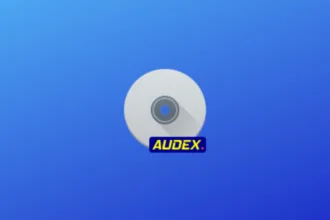 Imagem com a logomarca do Audex