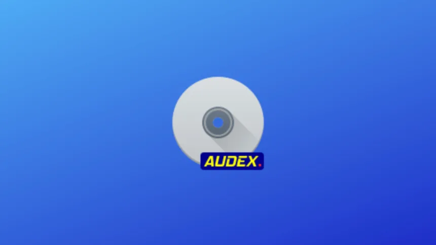 Imagem com a logomarca do Audex