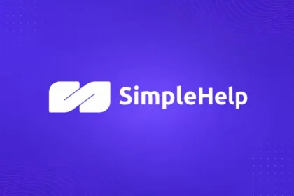 Imagem com a logomarca do SimpleHelp