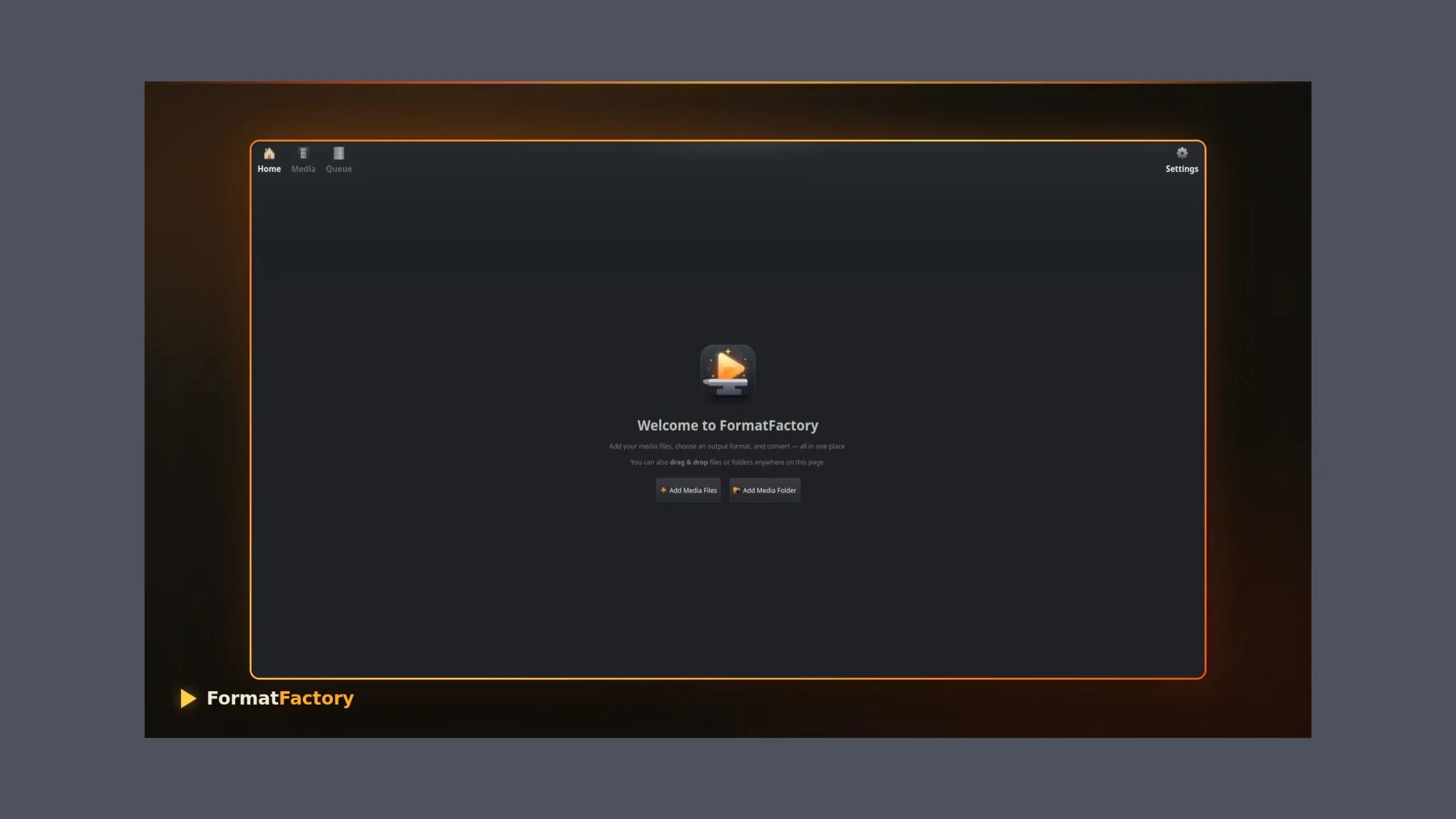 Imagem com a interface do FormatFactory