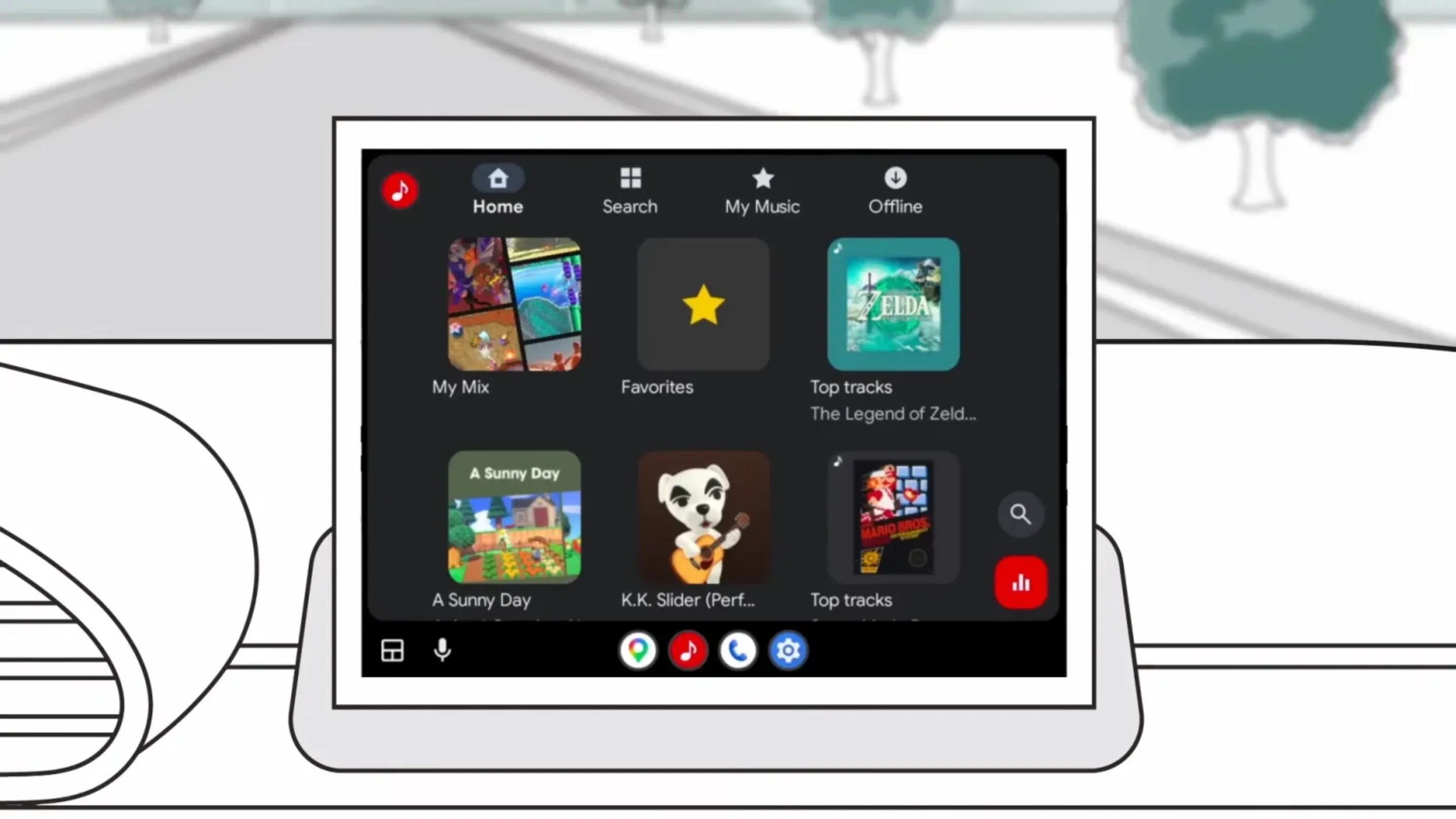 Nintendo Music no Android Auto chega com versão web 2 PfQQUgxp music no android auto