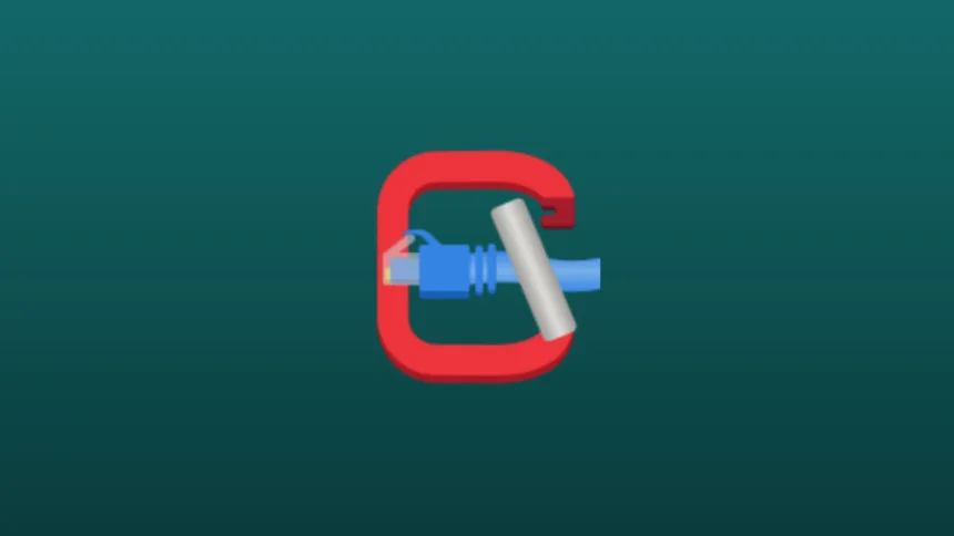 Imagem com a logomarca do Carabiner