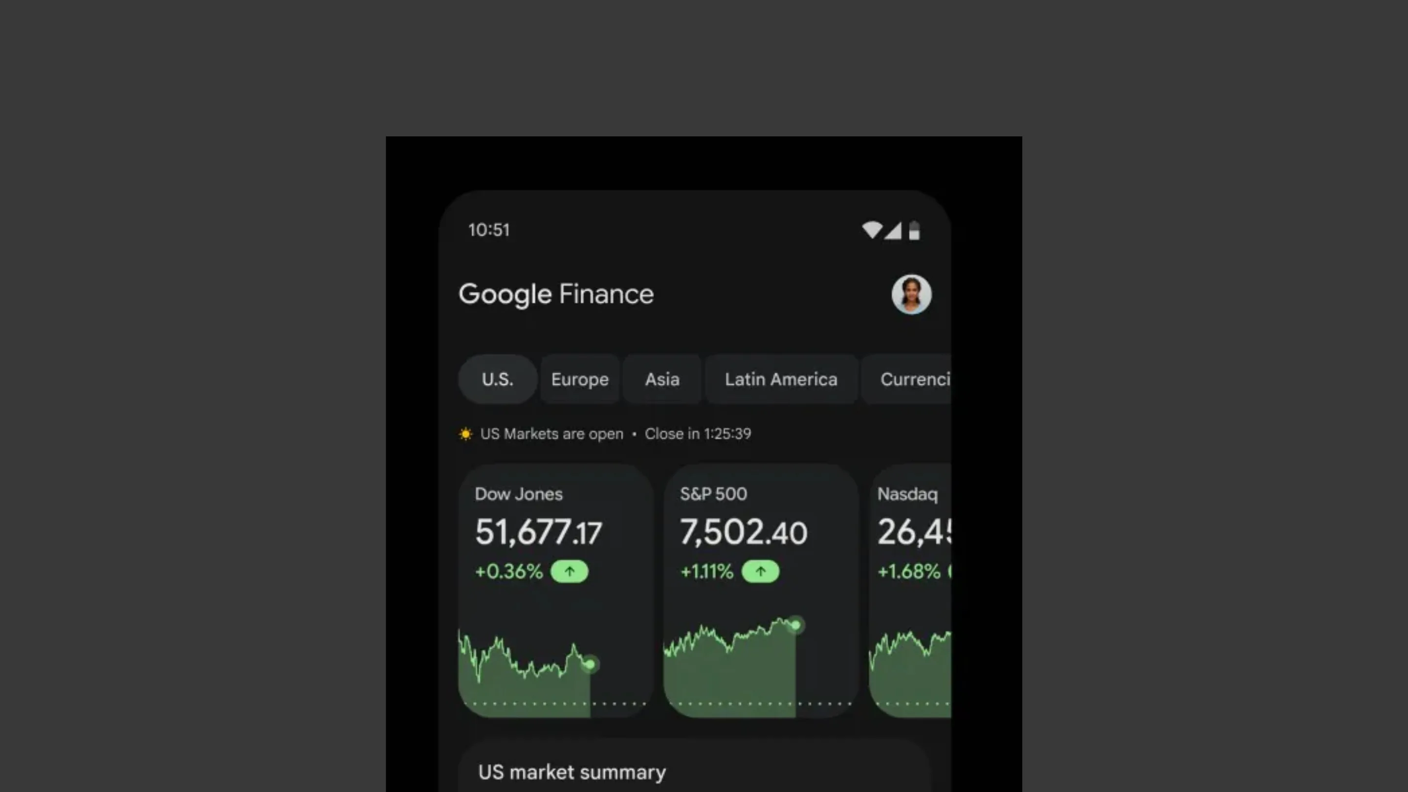 Google Finance para Android chega com IA avançada