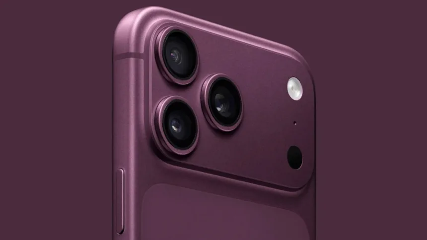 Renderização do iPhone 18 Pro Cereja