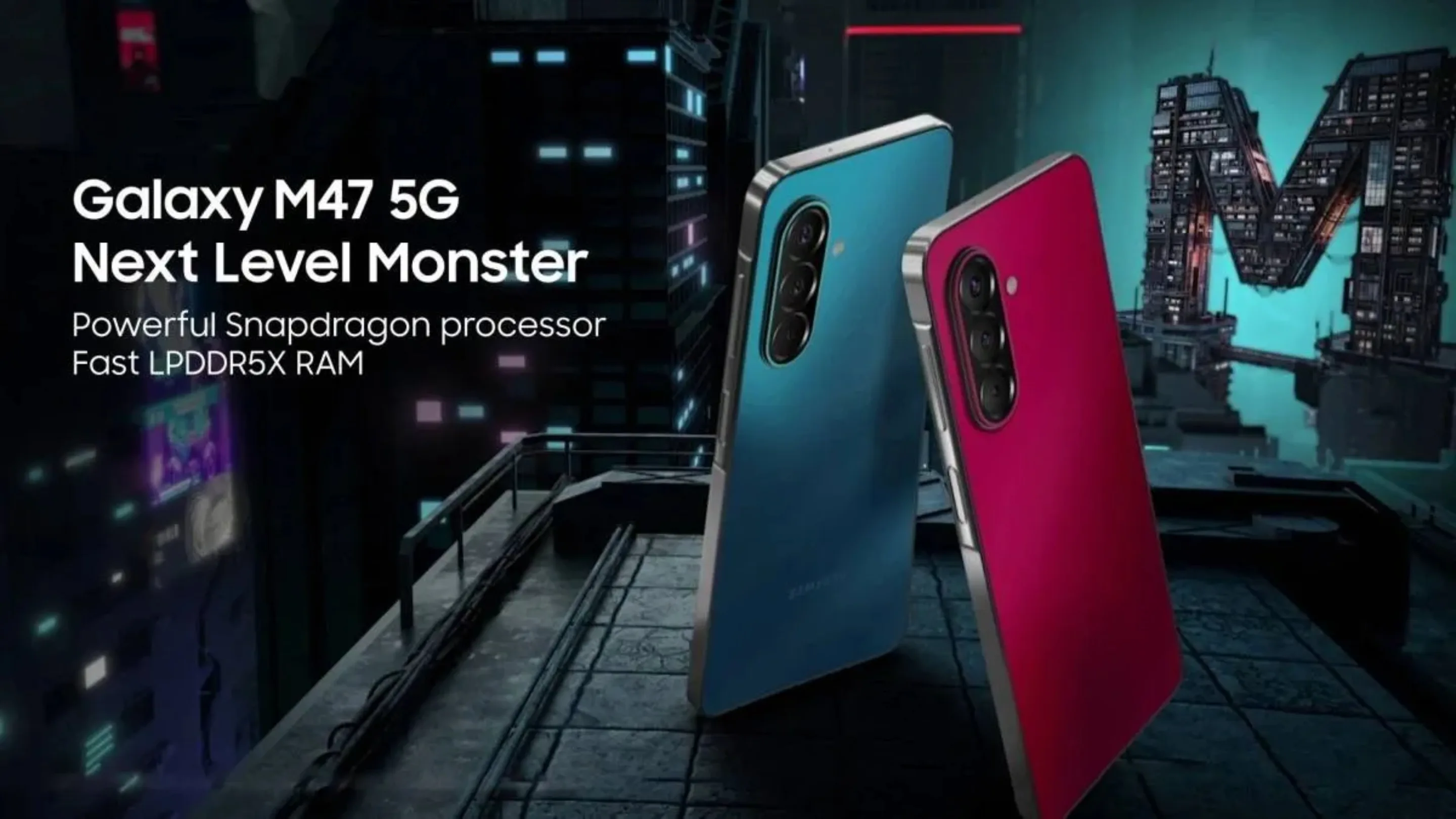 Galaxy M47 chega com bateria de 6.000 mAh e 6 anos de Android