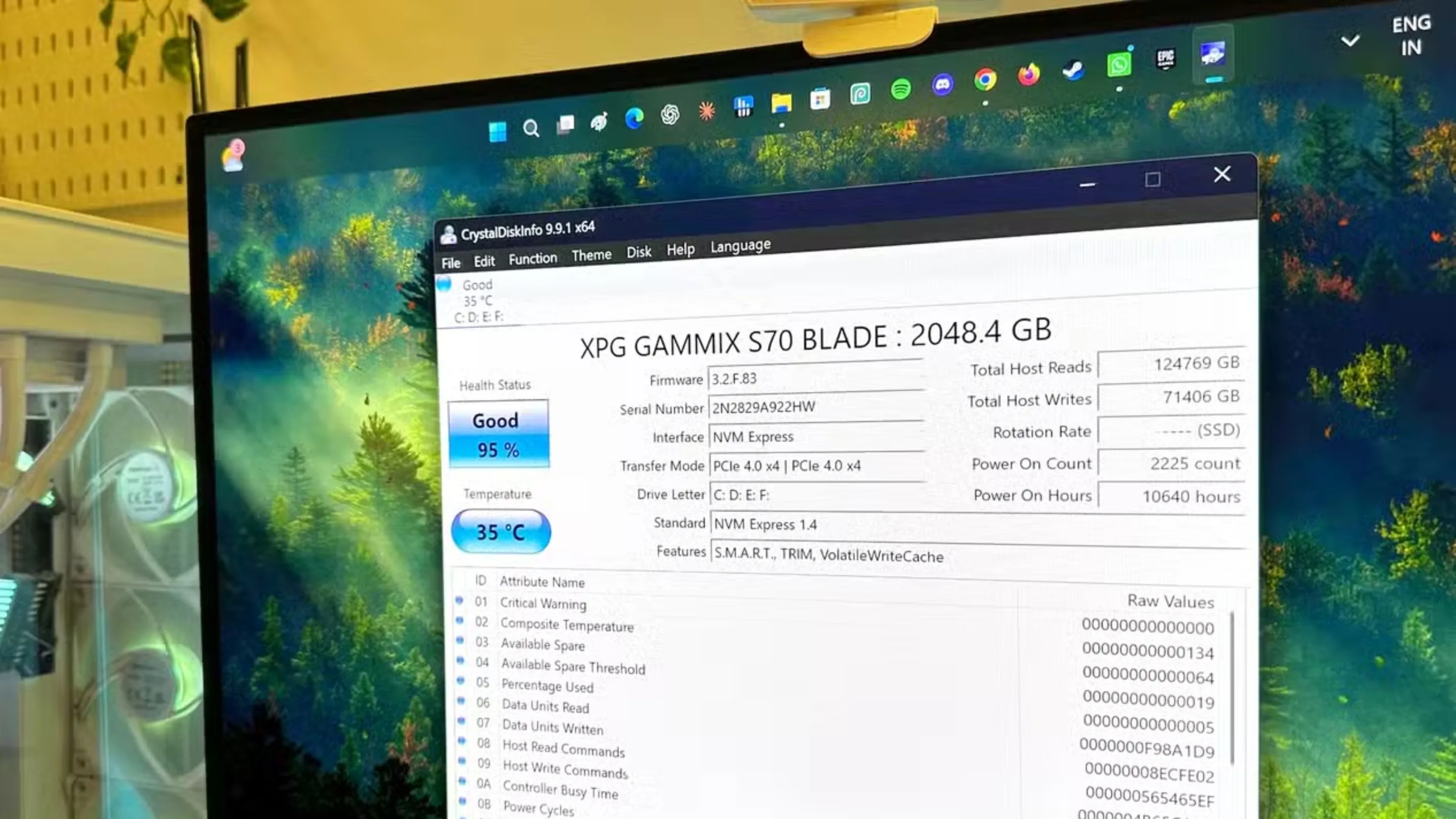 3ysTP2Ox saude do ssd dados smart guia