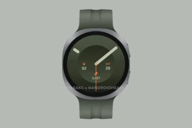 Renderização do Galaxy Watch 9