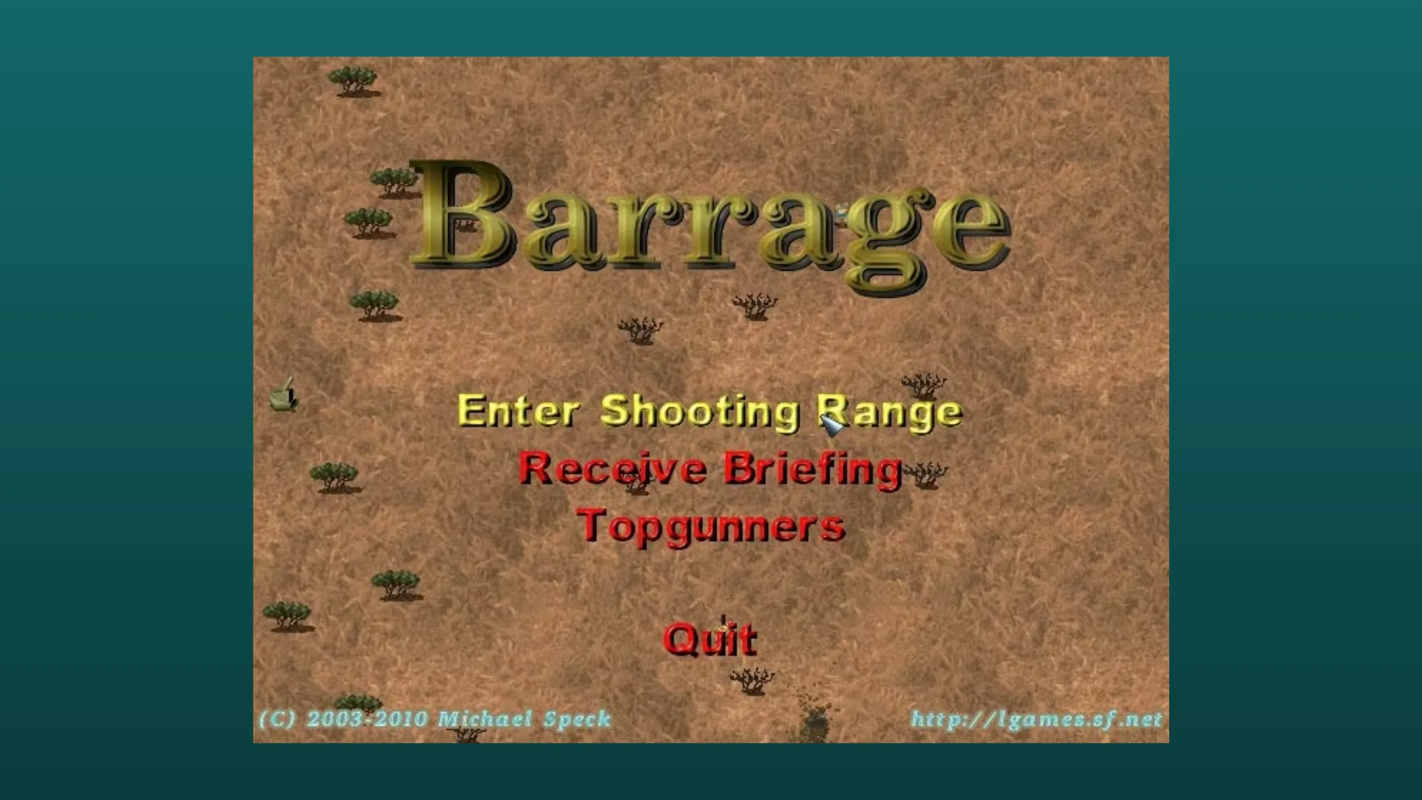 Instale o Barrage, um jogo de ação, no Ubuntu, Fedora, Debian e outras distribuições Linux com Flatpak 2 Imagem com a interface do Barrage