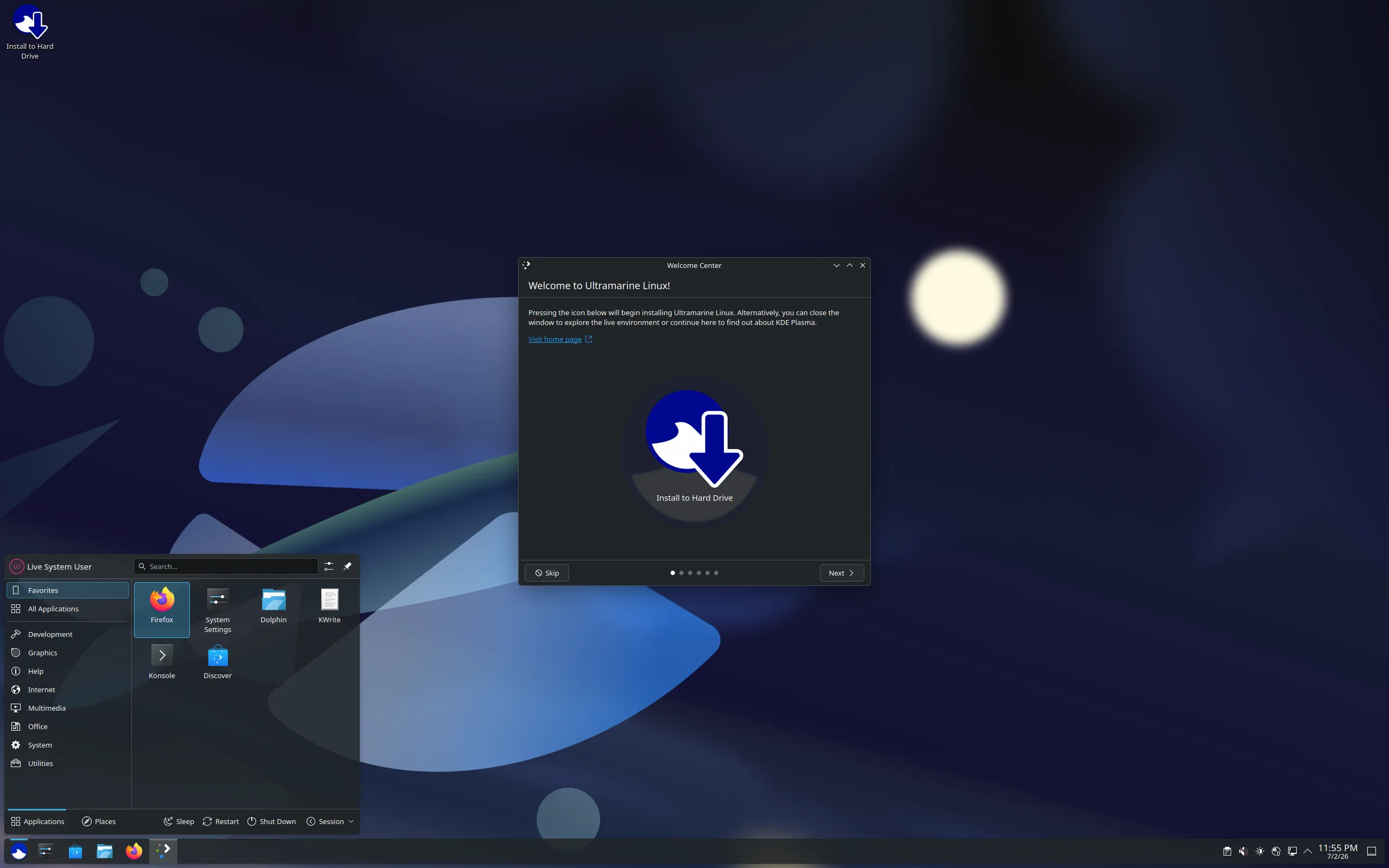 Ultramarine 44 foca no KDE Plasma e prepara suporte para Macs com Apple Silicon