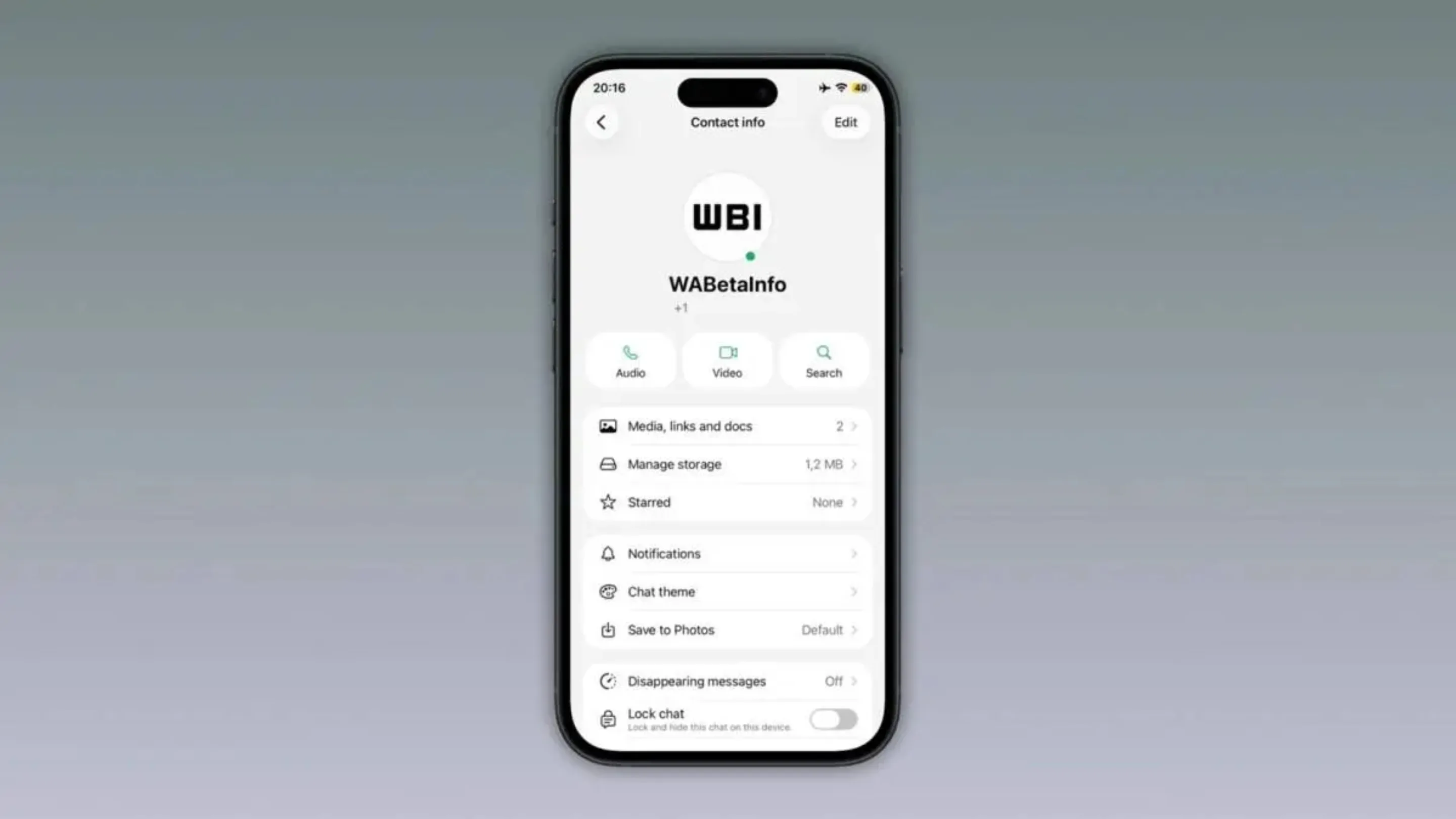 OI4jvEcx ponto verde no whatsapp ios beta