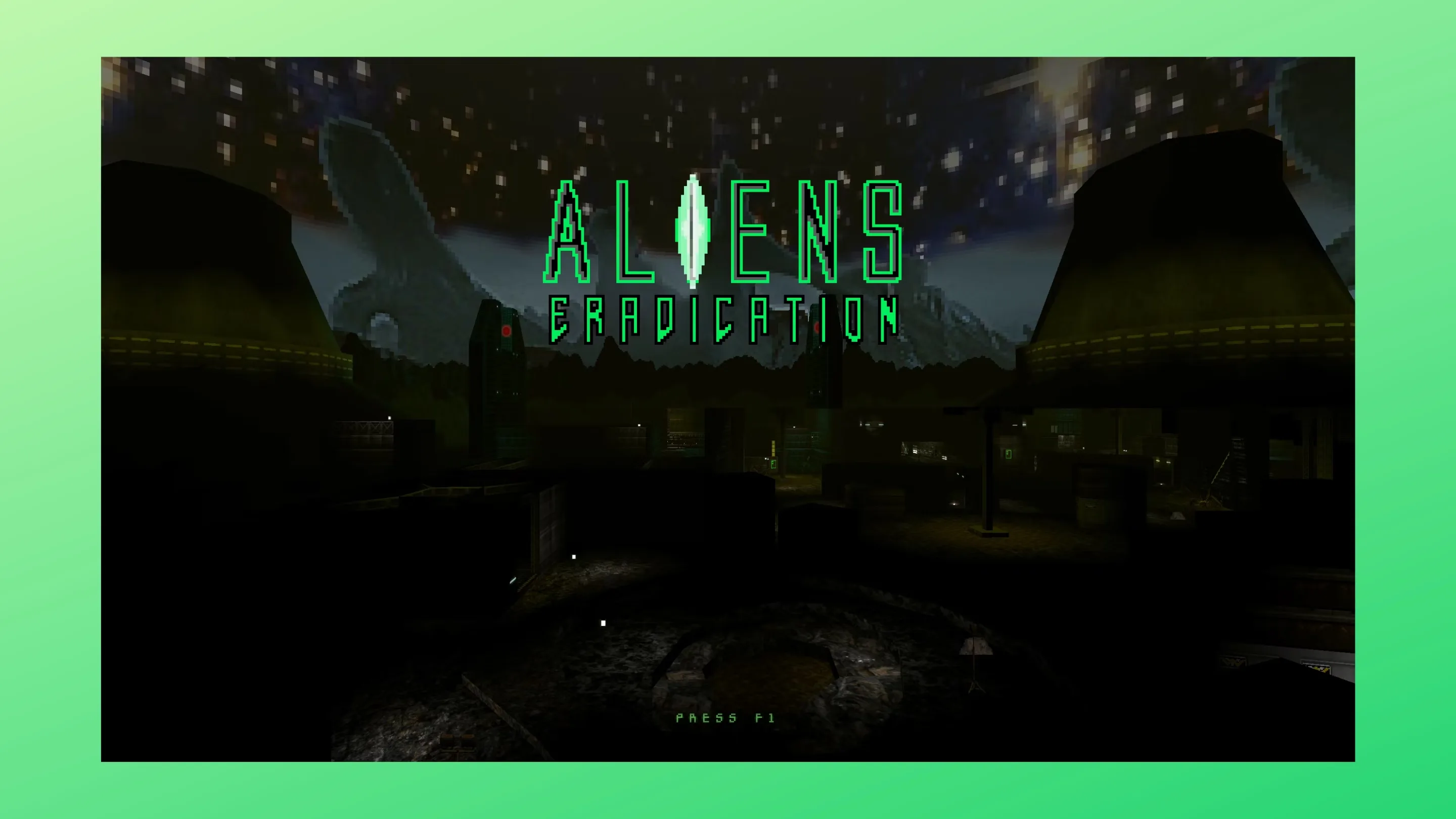 Instale o Aliens Eradication TC, um MOD para ZDoom, no Ubuntu, Fedora, Debian e outras distribuições Linux com Flatpak 2 Imagem com a interface do Aliens Eradication
