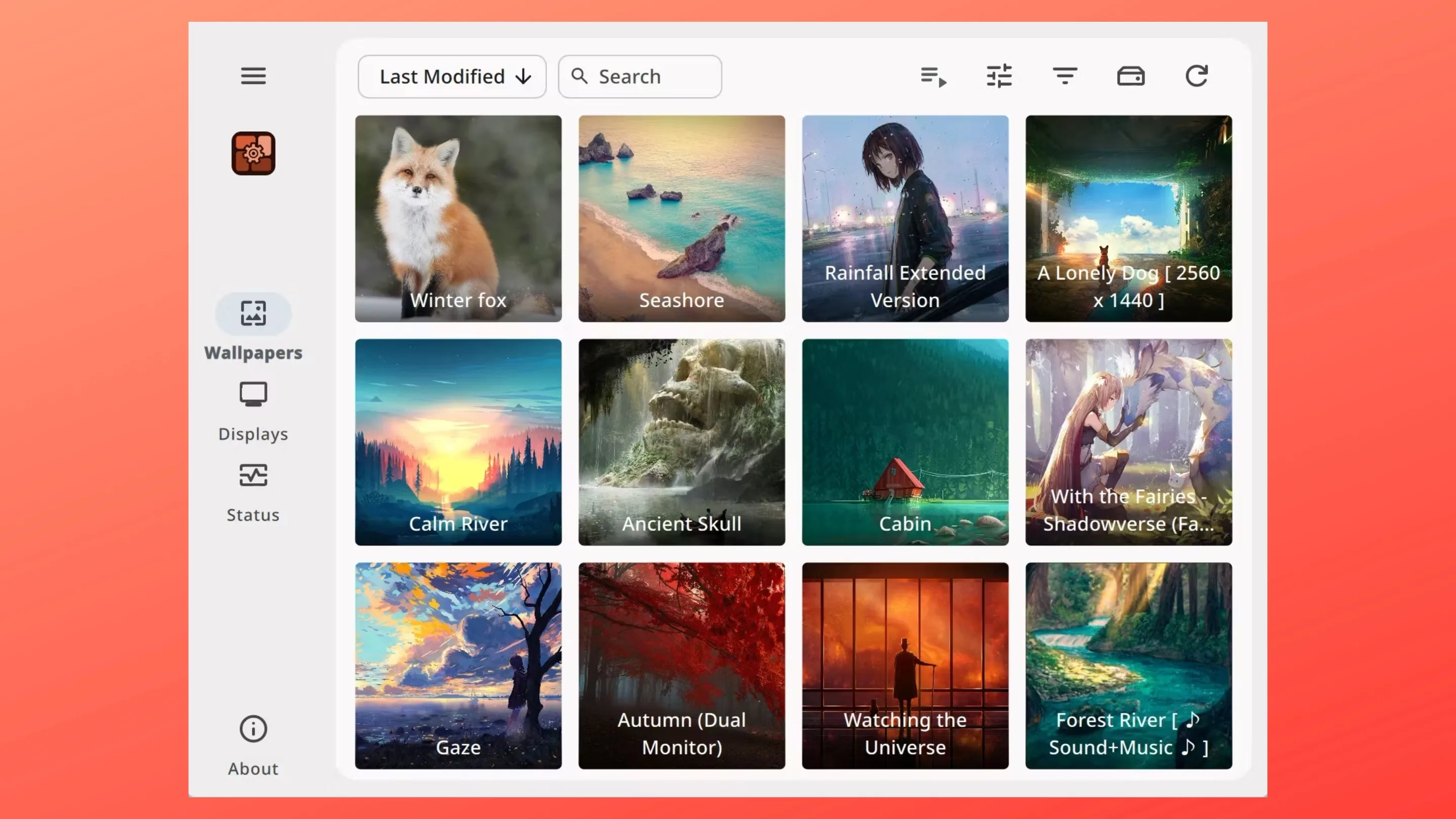 Instale o waywallen, um gerenciador papéis de parede, no Ubuntu, Fedora, Debian e outras distribuições Linux com Flatpak 2 Imagem com a interface do waywallen