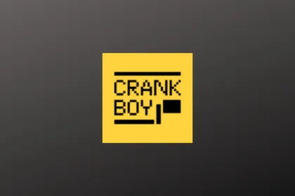 Imagem com a logomarca do Crankboy