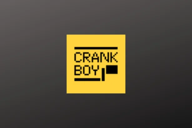 Imagem com a logomarca do Crankboy