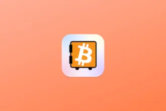 Imagem com a logomarca do Bitcoin Safe