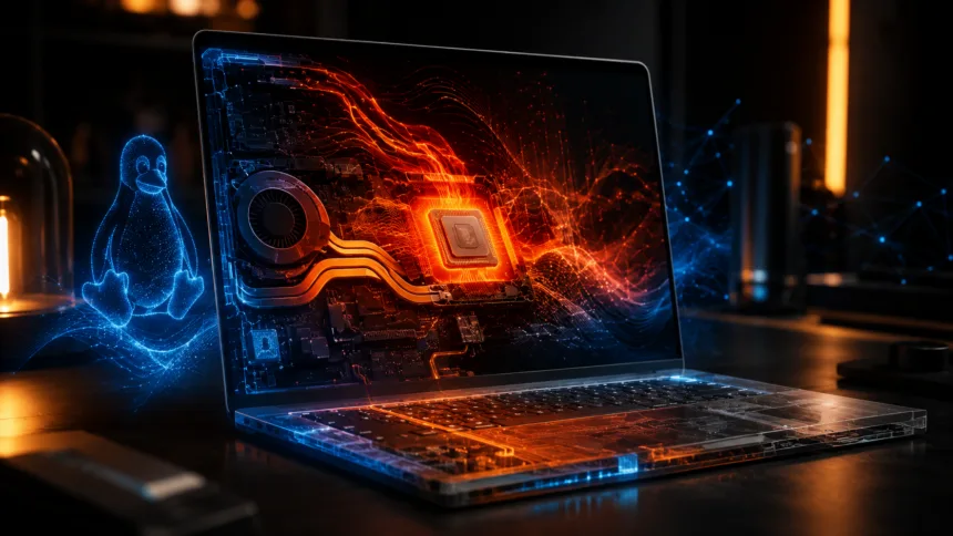dSitZ7zi amd pmf linux nova ferramenta kernel energia notebooks