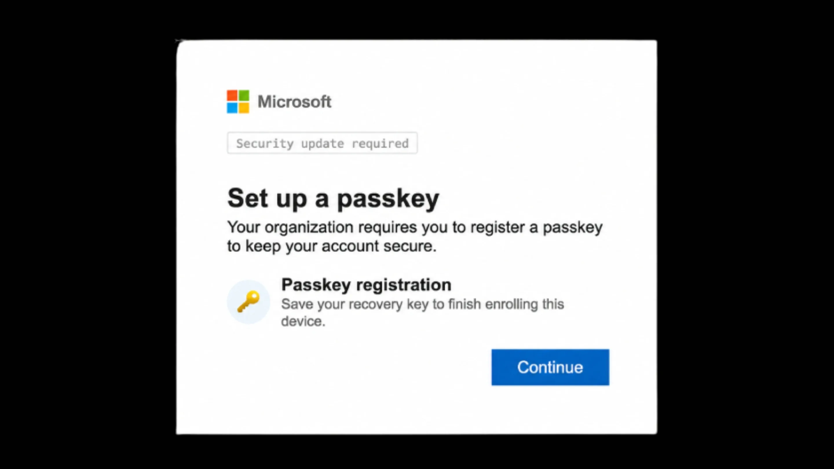 de acesso microsoft entra passkeys vishing 2