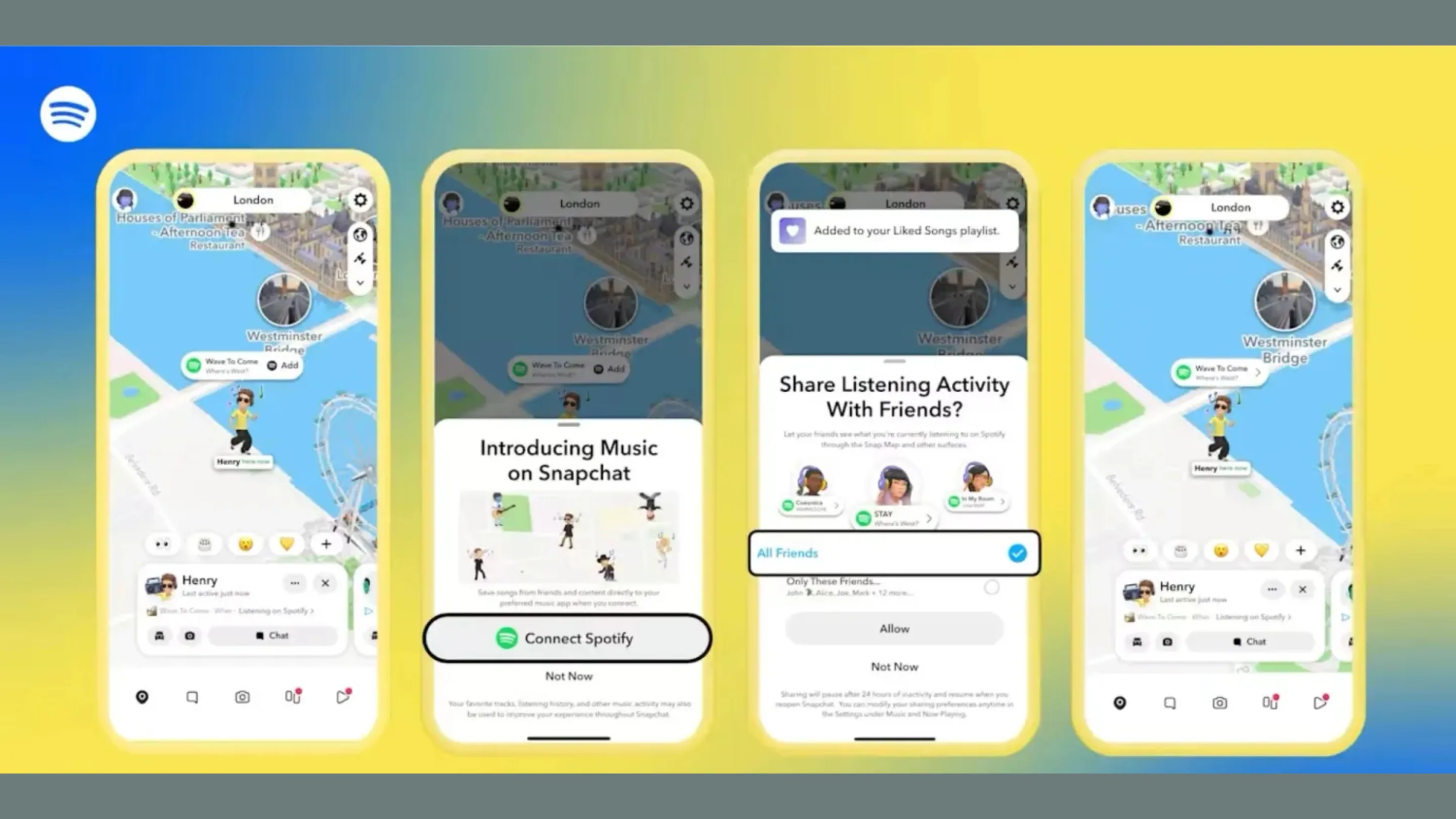 spotify snap map tocando agora 2