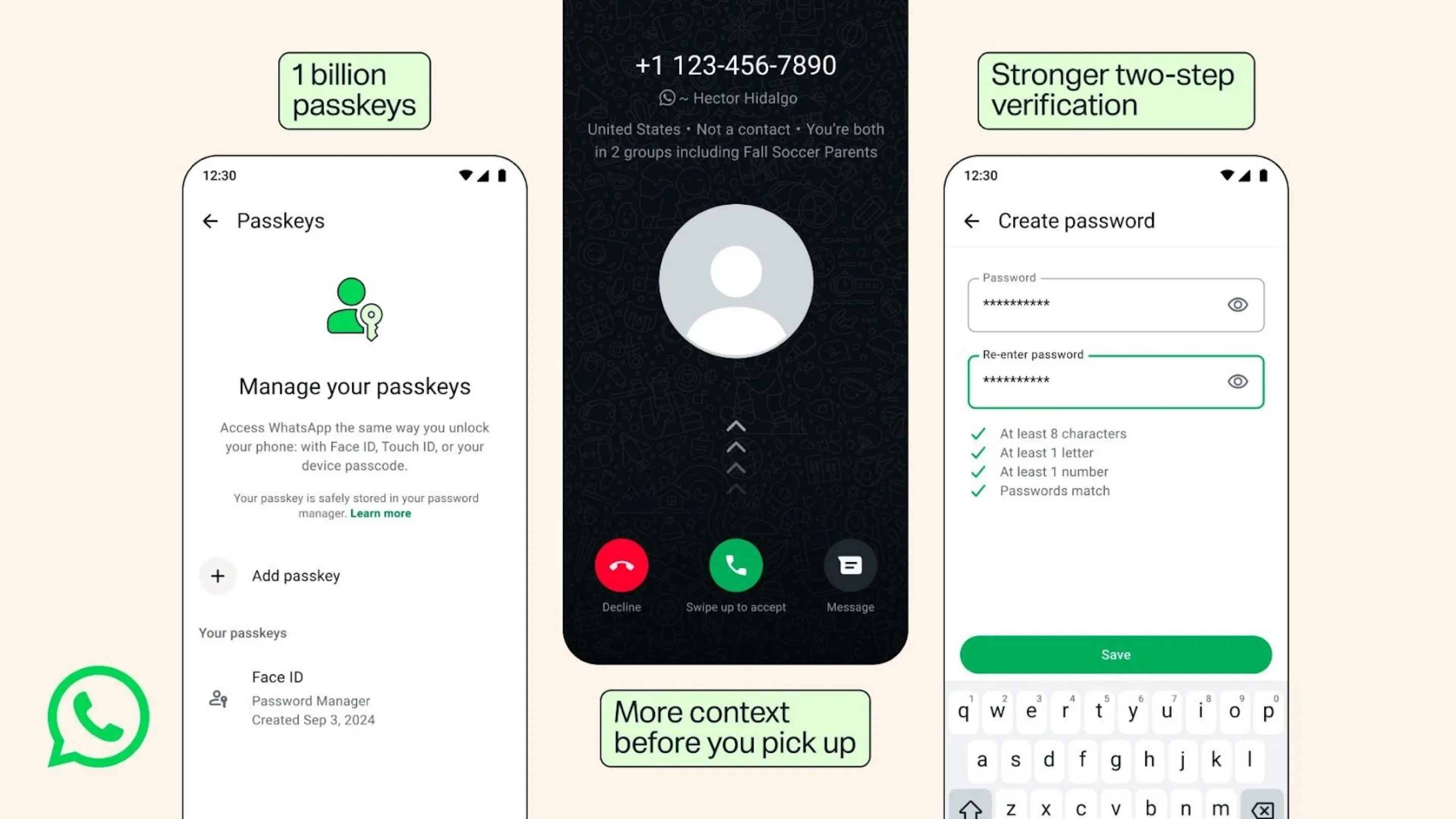 3qglKKWK seguranca no whatsapp passkeys novas senhas