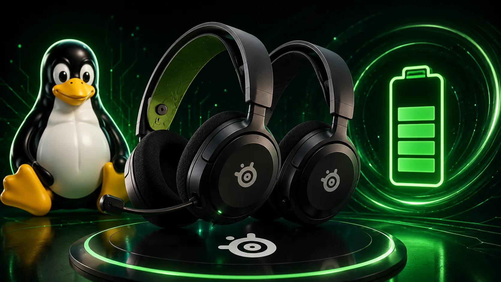 Fones SteelSeries Arctis Nova 5X e 7 ganham suporte nativo a status de bateria no Linux 2 4bkB6Ldw steelseries arctis nova bateria linux 2