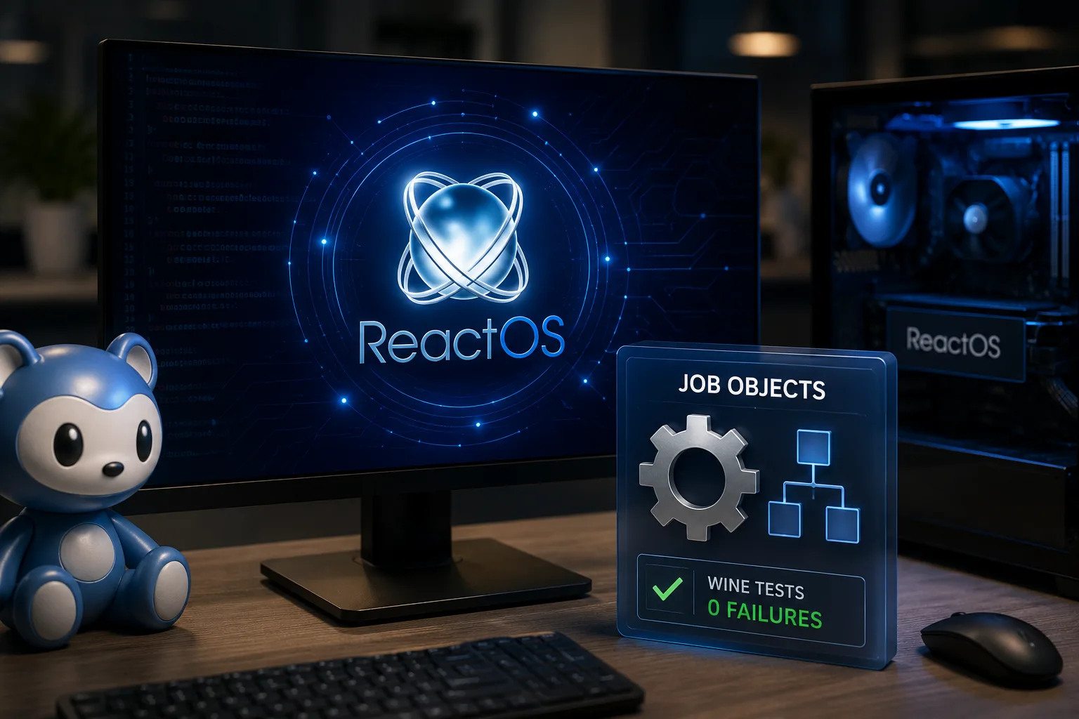ReactOS implementa suporte a Job Objects no kernel e zera falhas em testes do WINE 2 8AJoLWfe suporte job objects kernel 1