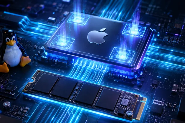 AAjM4b6l linux suporte driver nvme apple m4