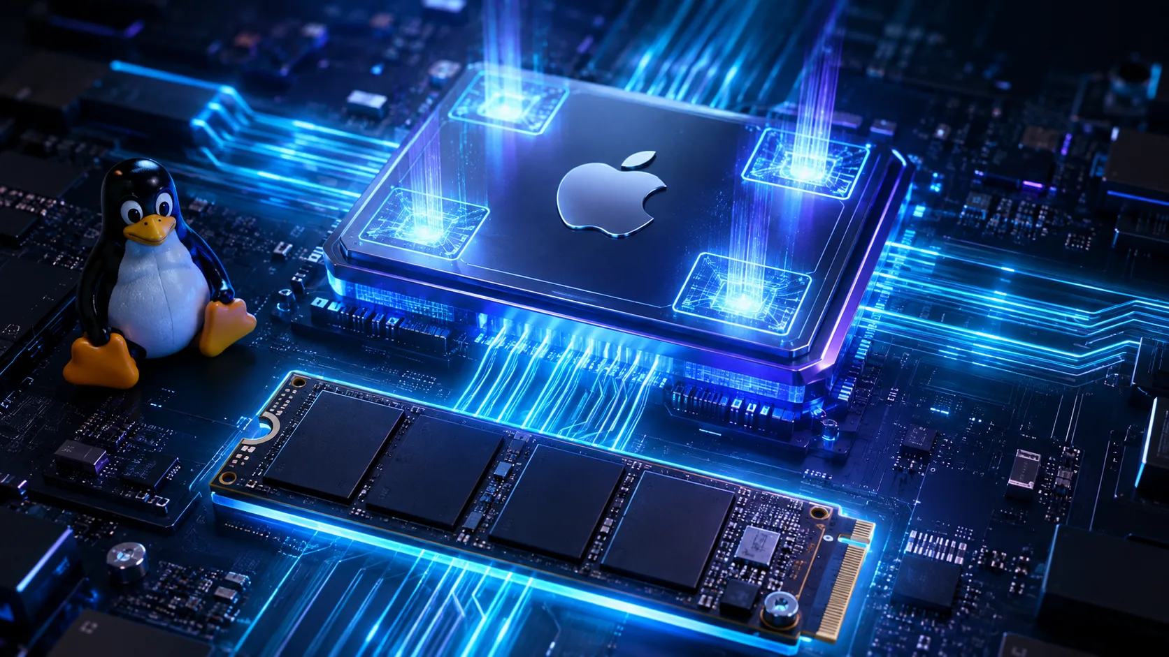 Linux prepara terreno para chips Apple M4 com ajustes no driver NVMe