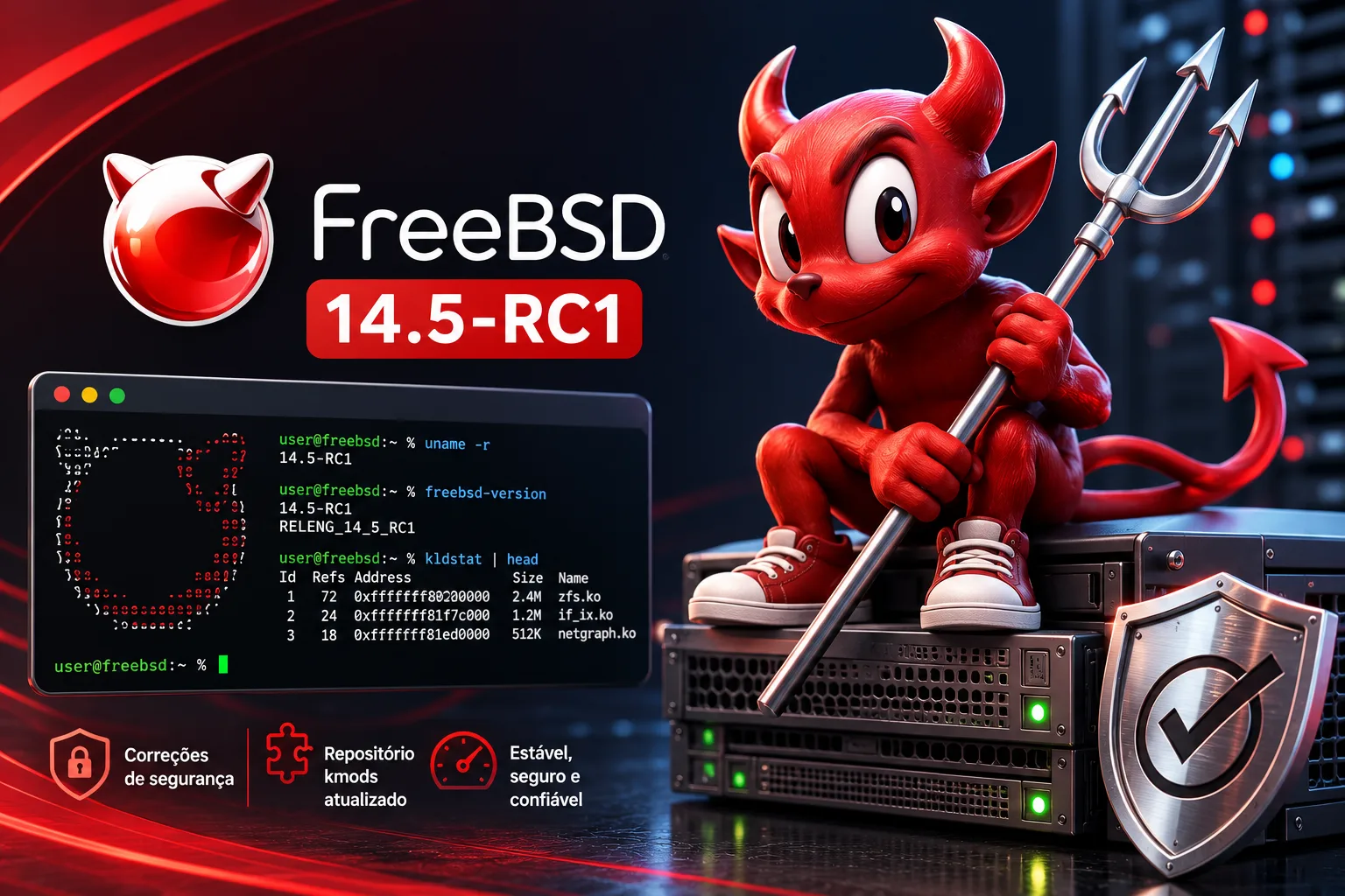 FreeBSD 14.5-RC1 é lançado com correções de segurança e repositório kmods atualizado 2 Hq0VZy1B 14 5 rc1 lancamento correcoes 2