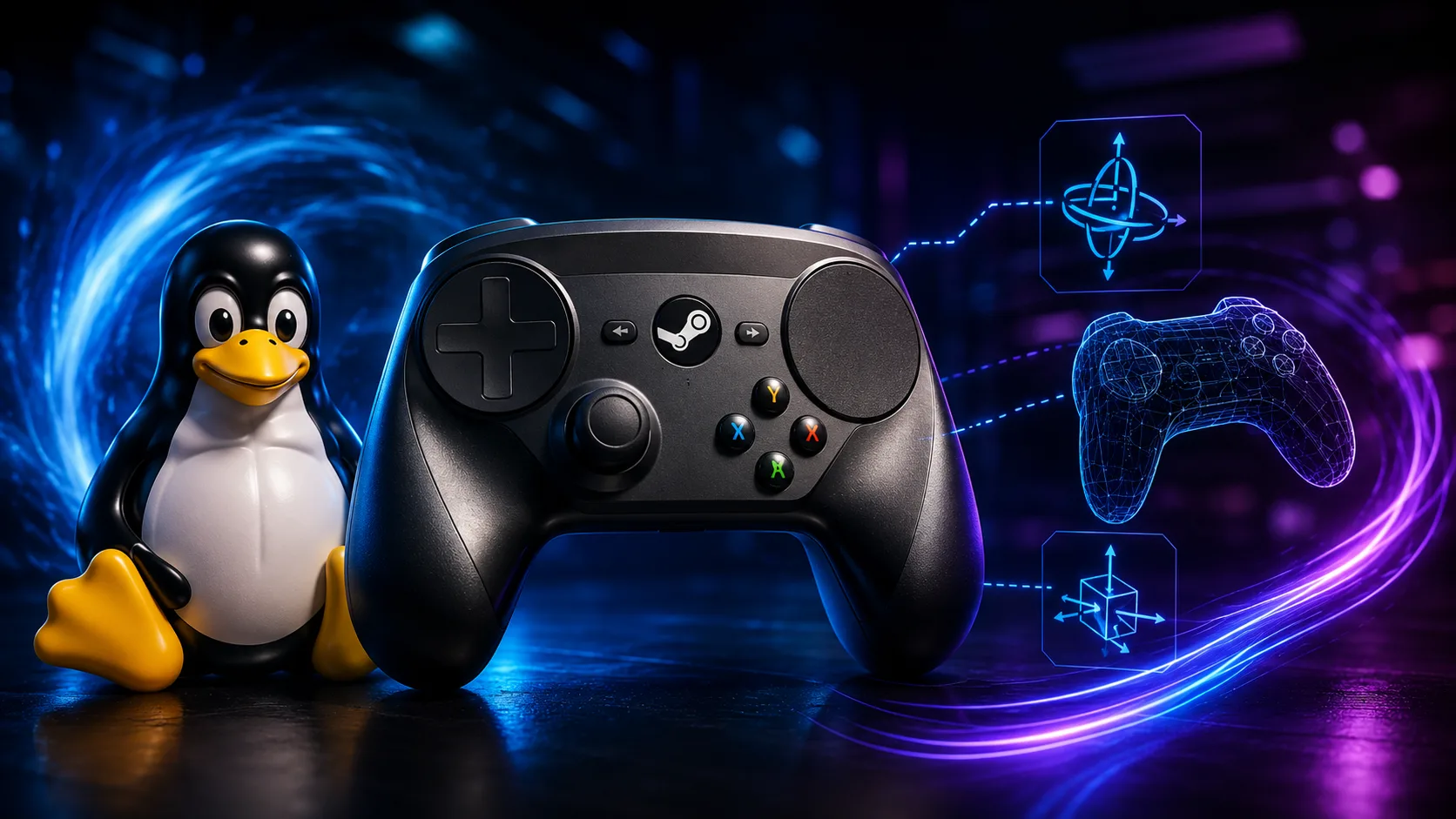 Steam Controller ganha suporte nativo a giroscópio e acelerômetro no kernel Linux