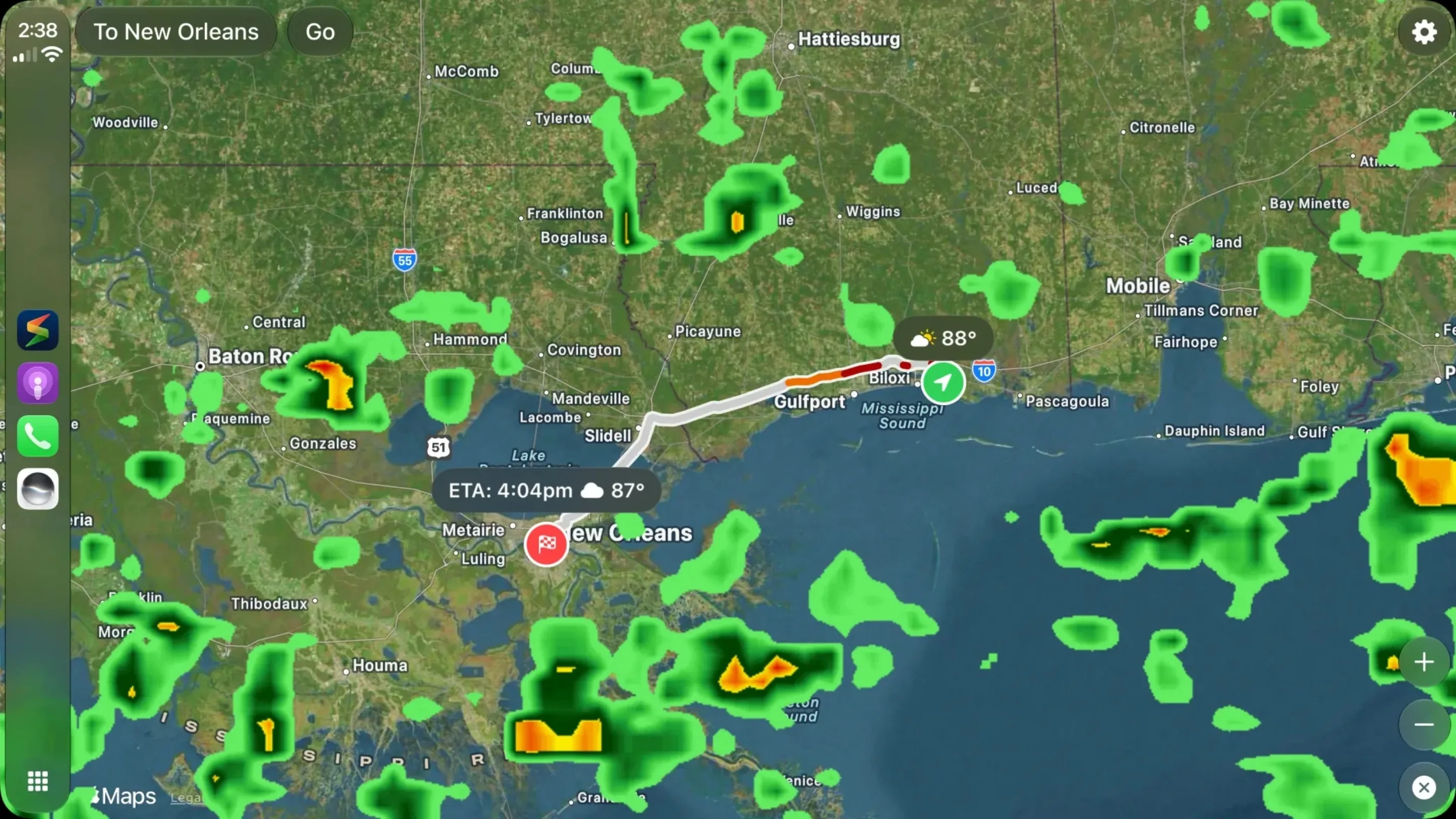 Storm Radar no Apple CarPlay: Previsão do tempo no painel 2 Q6GEa6PD storm radar no apple carplay previsao tempo 2