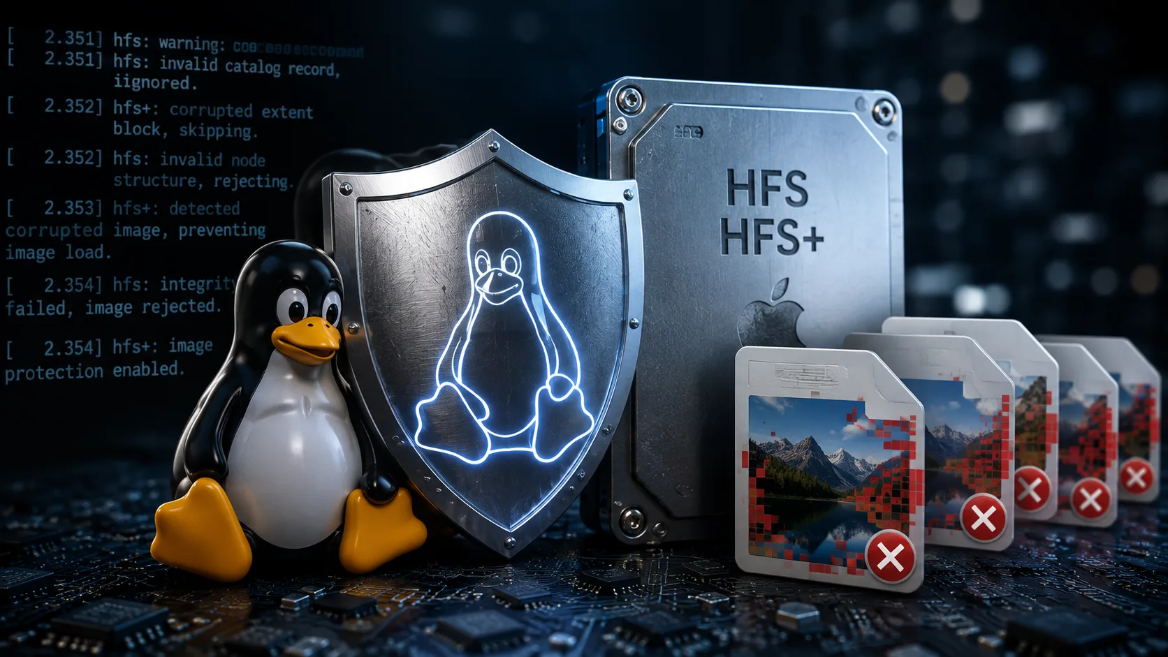 Kernel Linux reforça proteção contra imagens corrompidas no HFS e HFS+ 2 QAKZheR5 linux seguranca hfs hfsplus