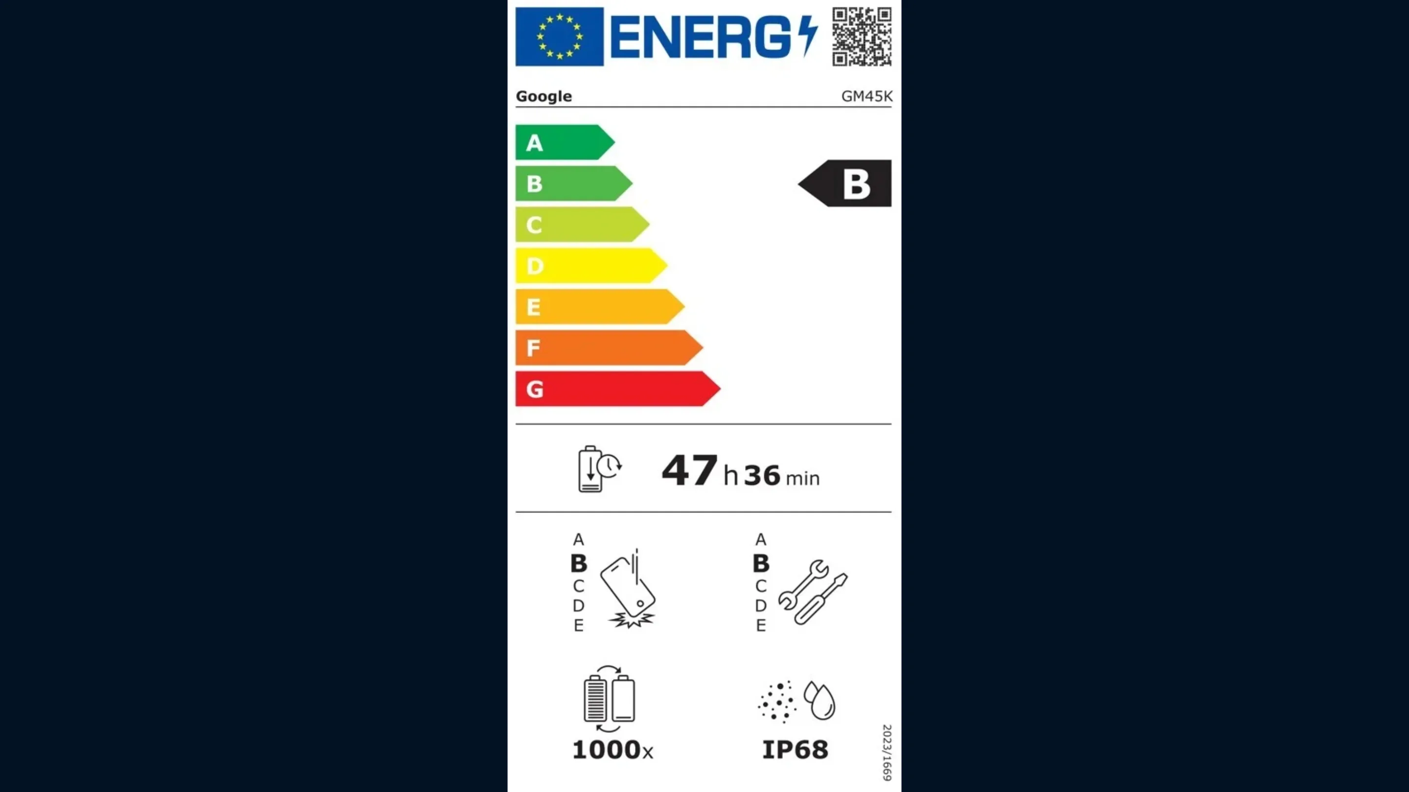 U6GGHcZP pixel 11 pro teste durabilidade eprel