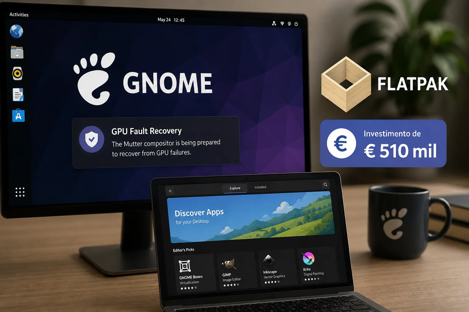 GNOME prepara recuperação de falha na GPU para o Mutter e Flatpak recebe investimento de € 510 mil 2 Z6Yo10qC gnome mutter recuperacao gpu flatpak investimento 1