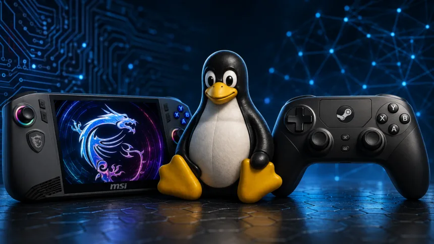 d457SySi linux 7 3 suporte msi claw steam controller