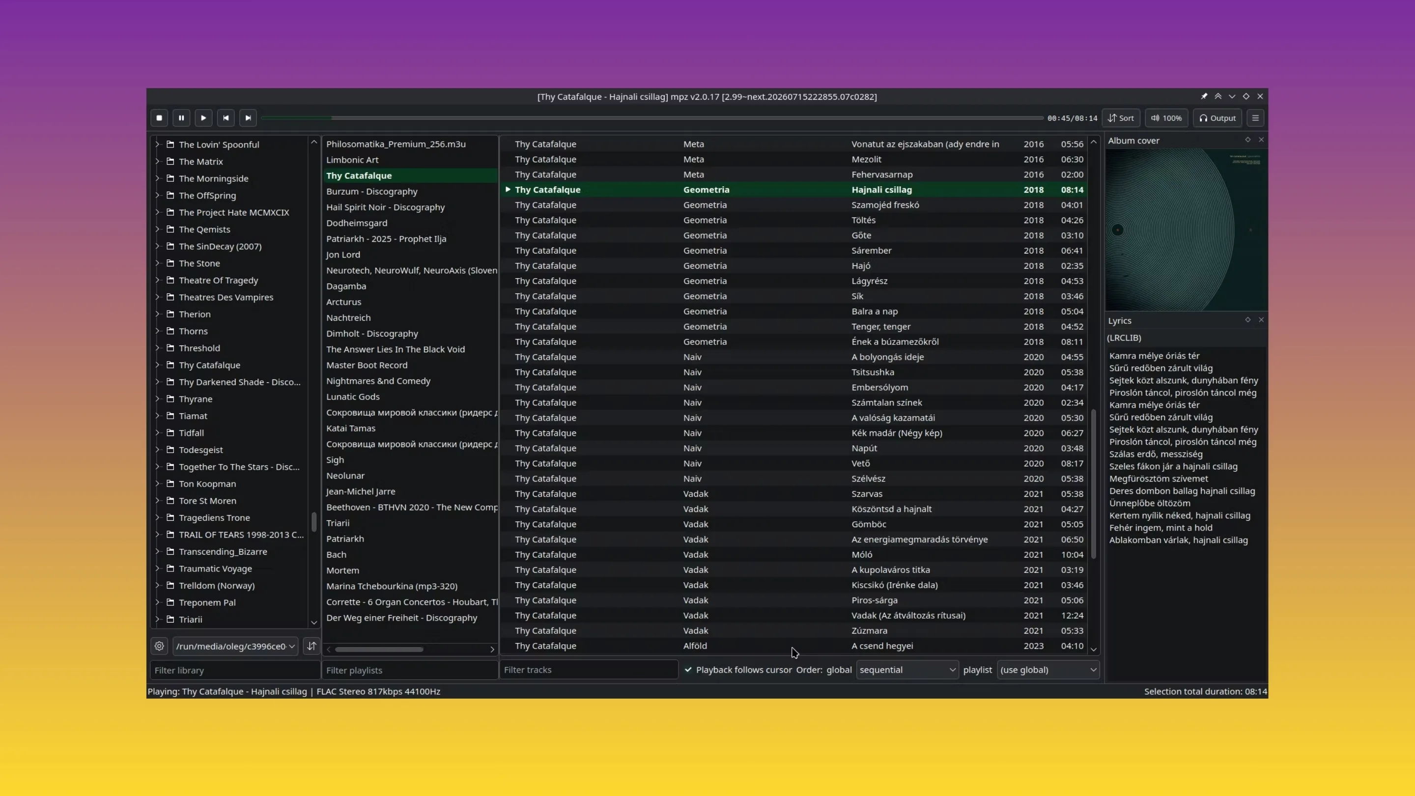 Imagem com  interface do mz Music
