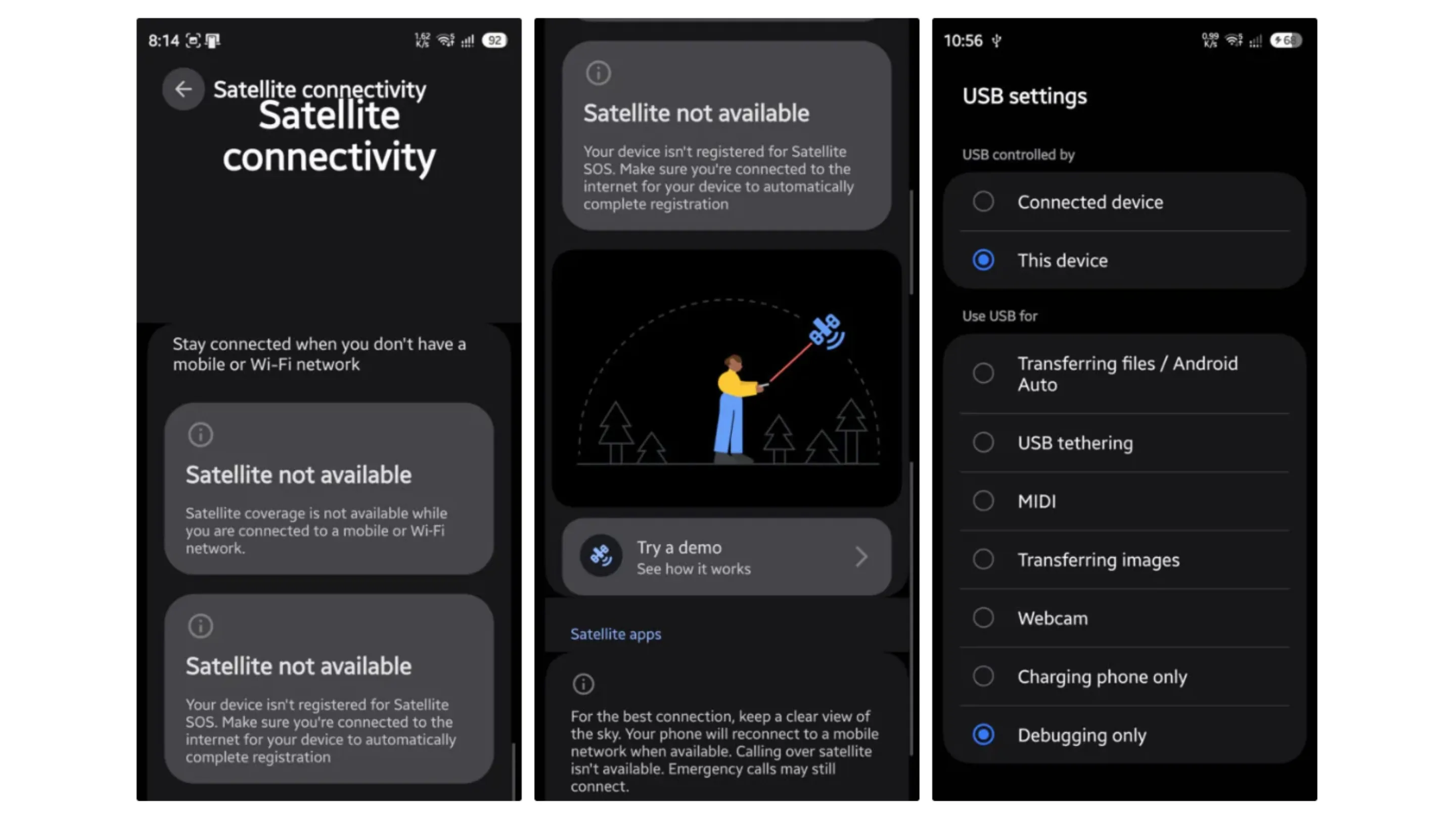 One UI 9.5: Samsung vazada com suporte a satélite do Google 2 g2QieIhw one ui 9 5 satelite google modo depuracao usb