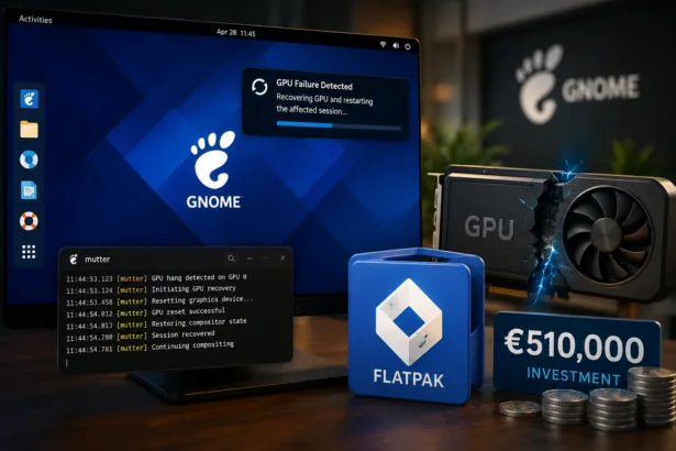 pAo6JFRl gnome mutter recuperacao gpu flatpak investimento