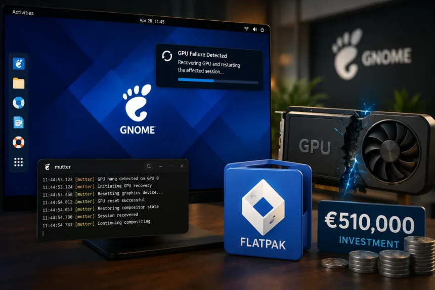 pAo6JFRl gnome mutter recuperacao gpu flatpak investimento