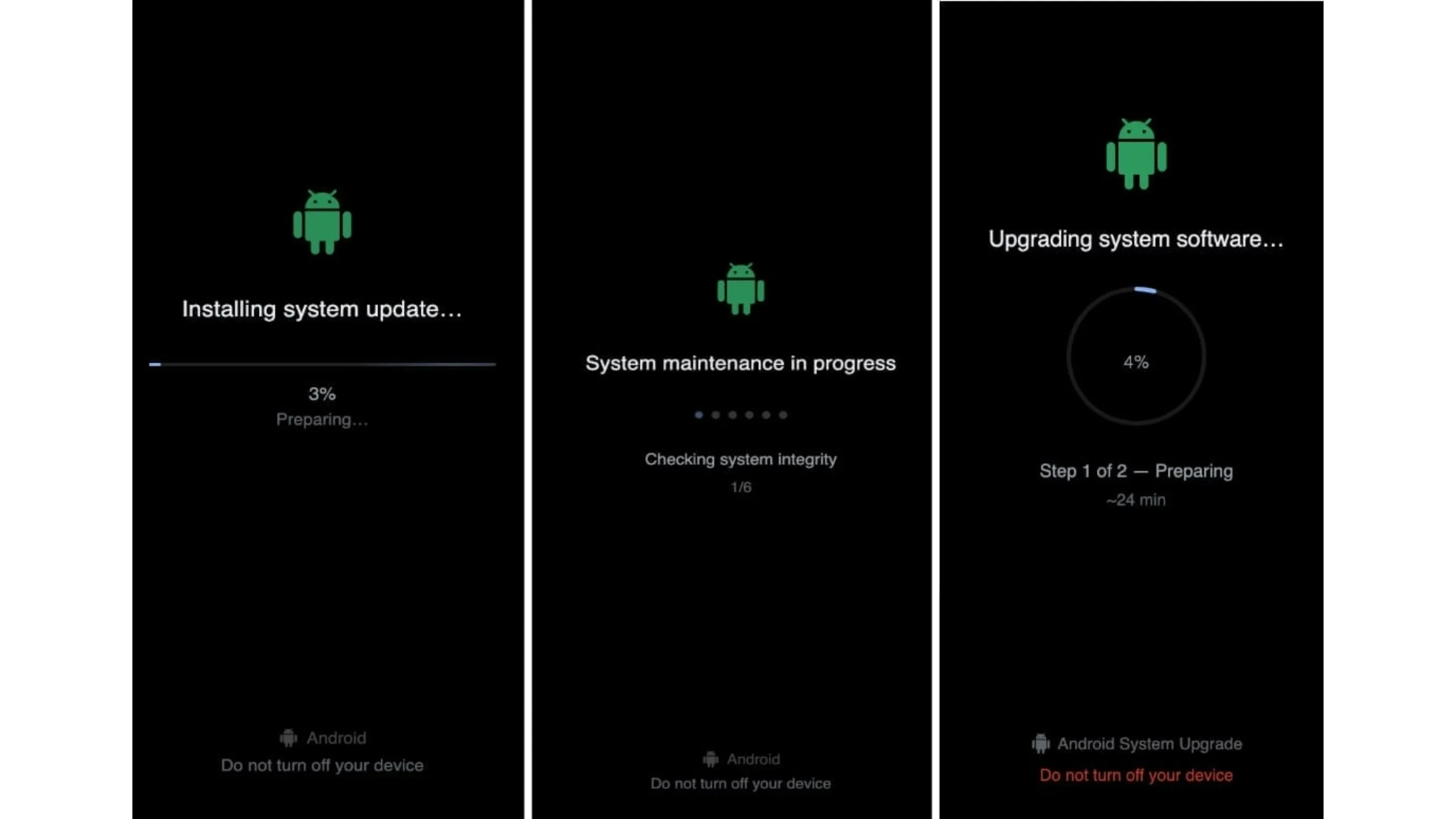 ToxicPanda 2.0: malware Android rouba dados bancários 2 Sobreposições de atualização falsas usadas por ToxicPanda.