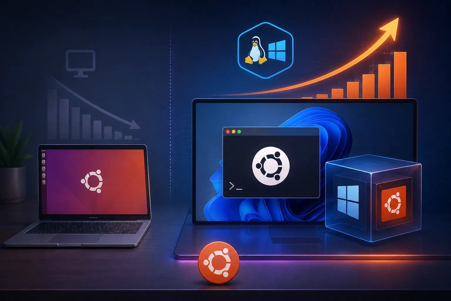Canonical prevê que adoção do Ubuntu no WSL superará instalações de desktop nativo 2 pvXdM40E wsl supera linux nativo pcs 2