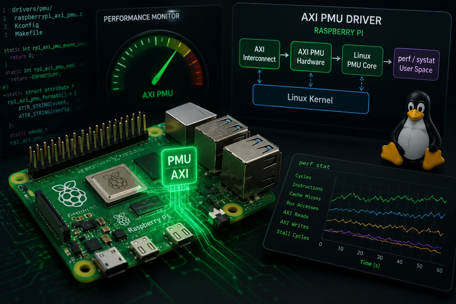 Patch propõe driver de PMU AXI do Raspberry Pi para o kernel Linux 2 zP5Ug9Y9 patch linux driver pmu axi raspberry pi 2