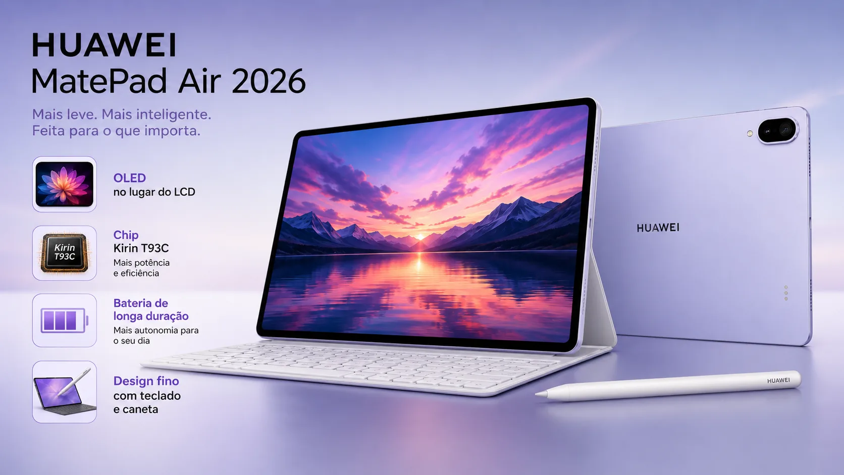 Novo Huawei MatePad Air 2026 troca LCD por OLED e traz chip Kirin T93C 2 zvhYeRXP matepad air 2026 oled kirin t93c 6